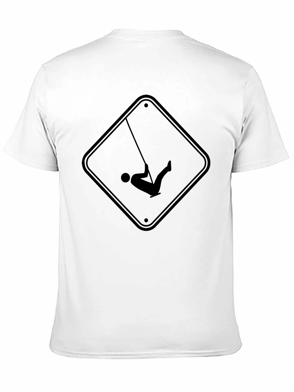Swing Sign Black Graphic Tee - Casual Style