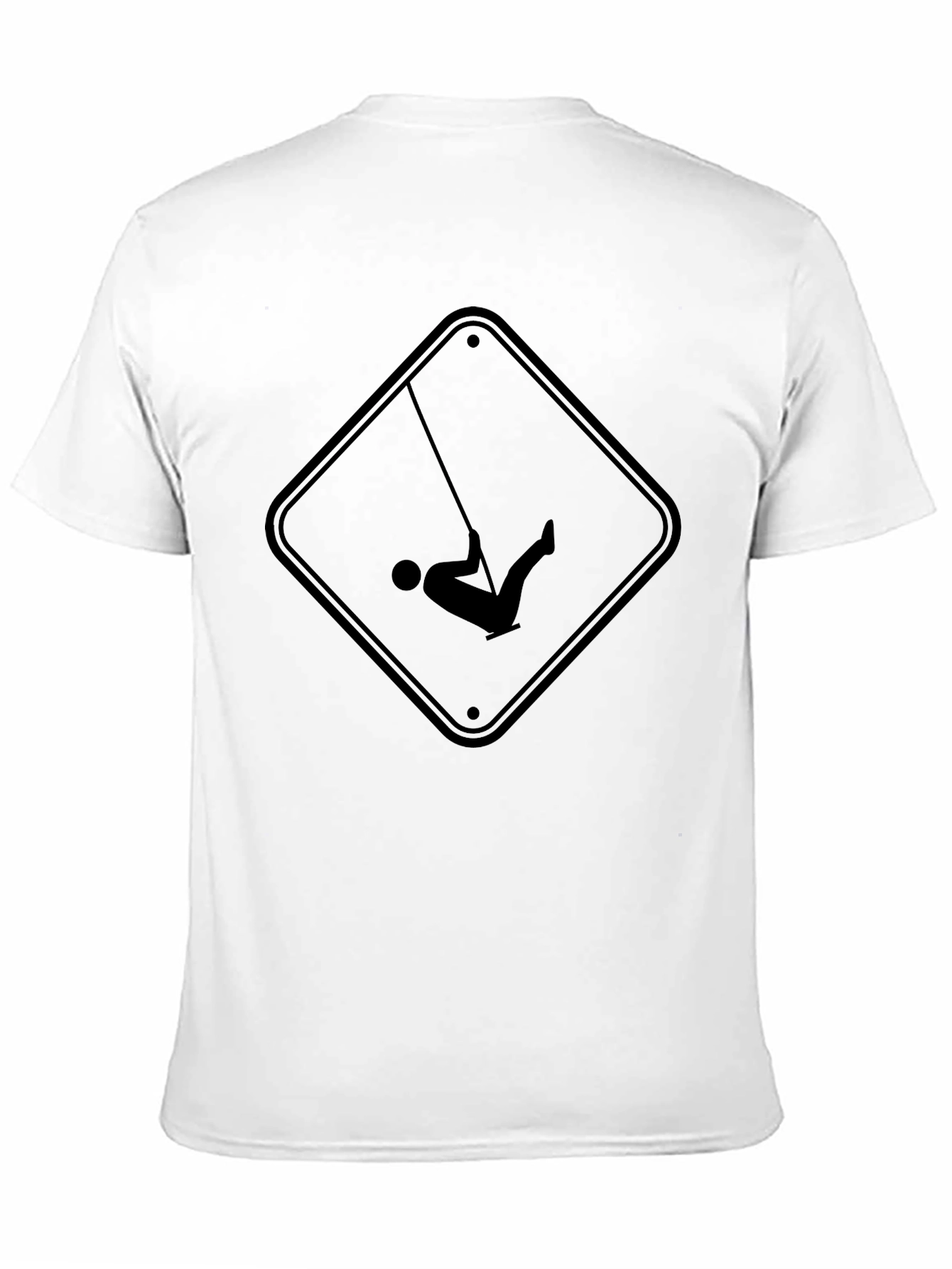Swing Sign Black Graphic Tee - Casual Style