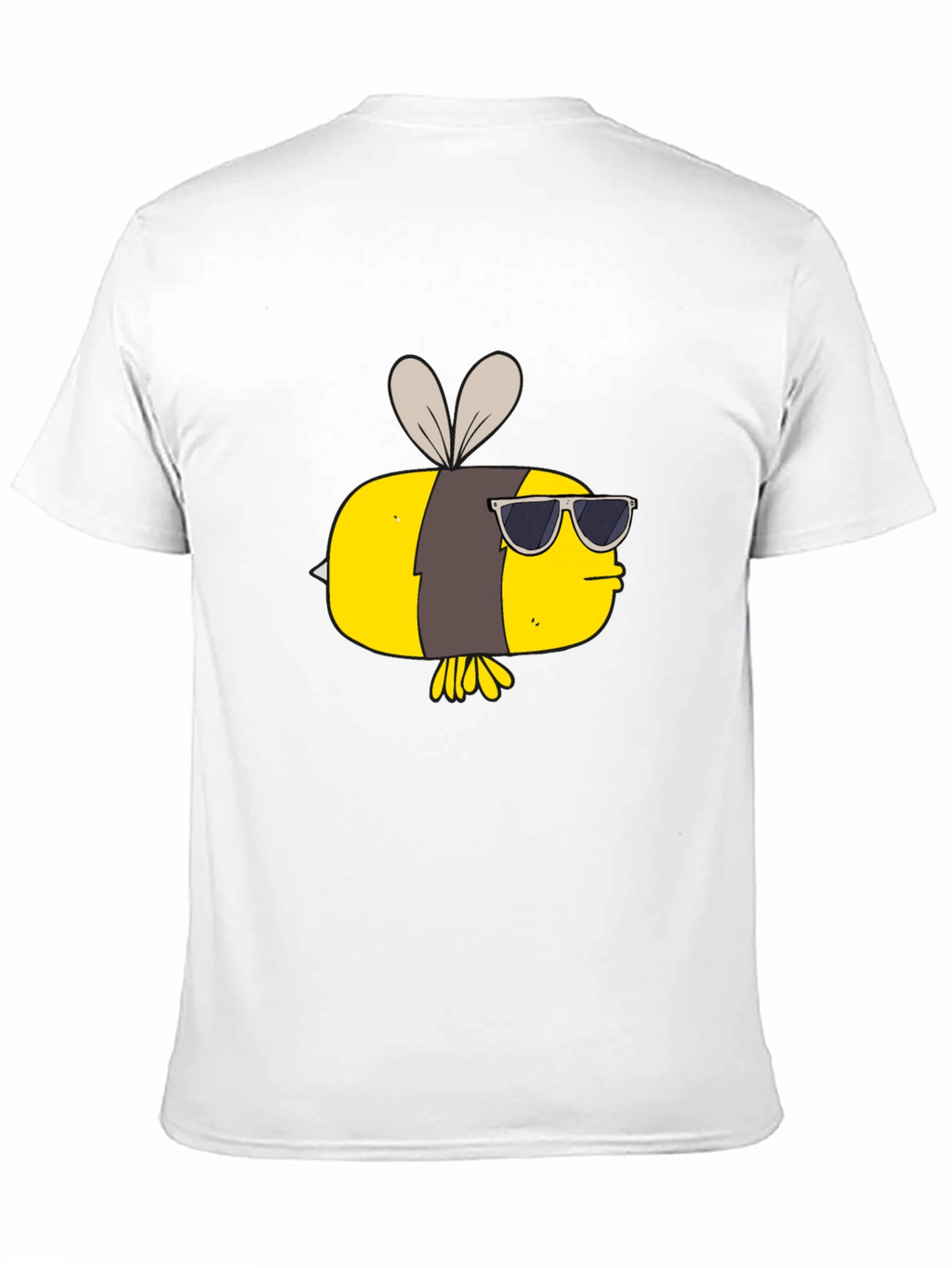 Cool Bee Graphic Tee - Black Cotton T-Shirt