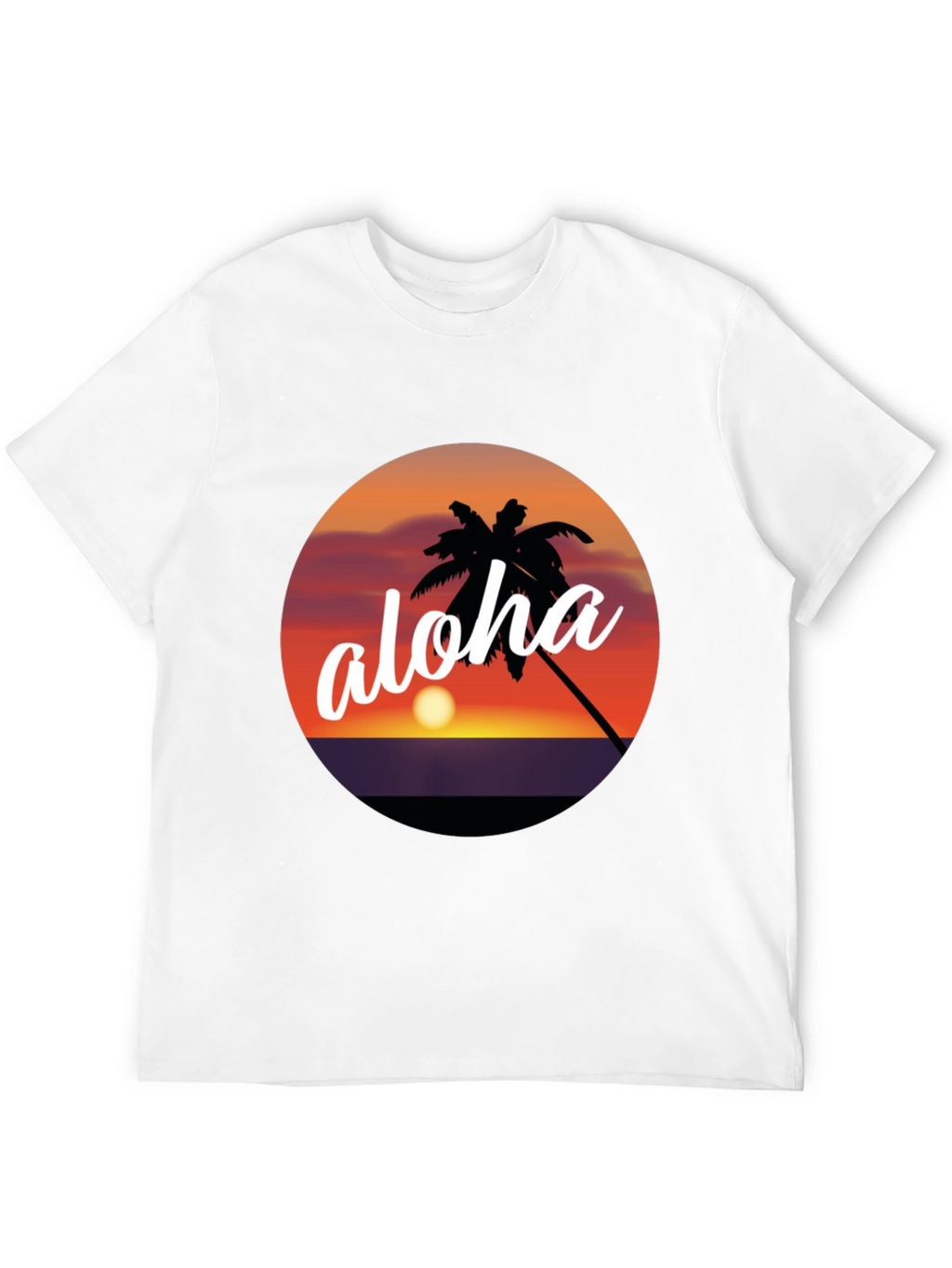 Aloha Sunset Graphic Tee - Tropical Vibes