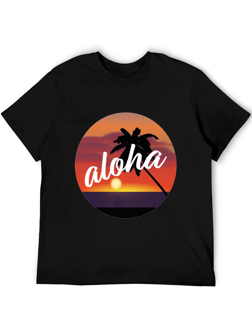 Aloha Sunset Graphic Tee - Tropical Vibes