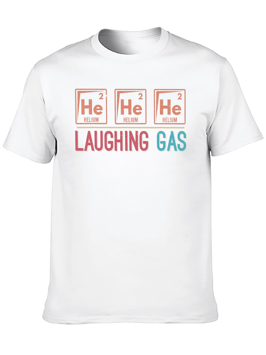 Laughing Gas Helium Periodic Table Graphic T-Shirt