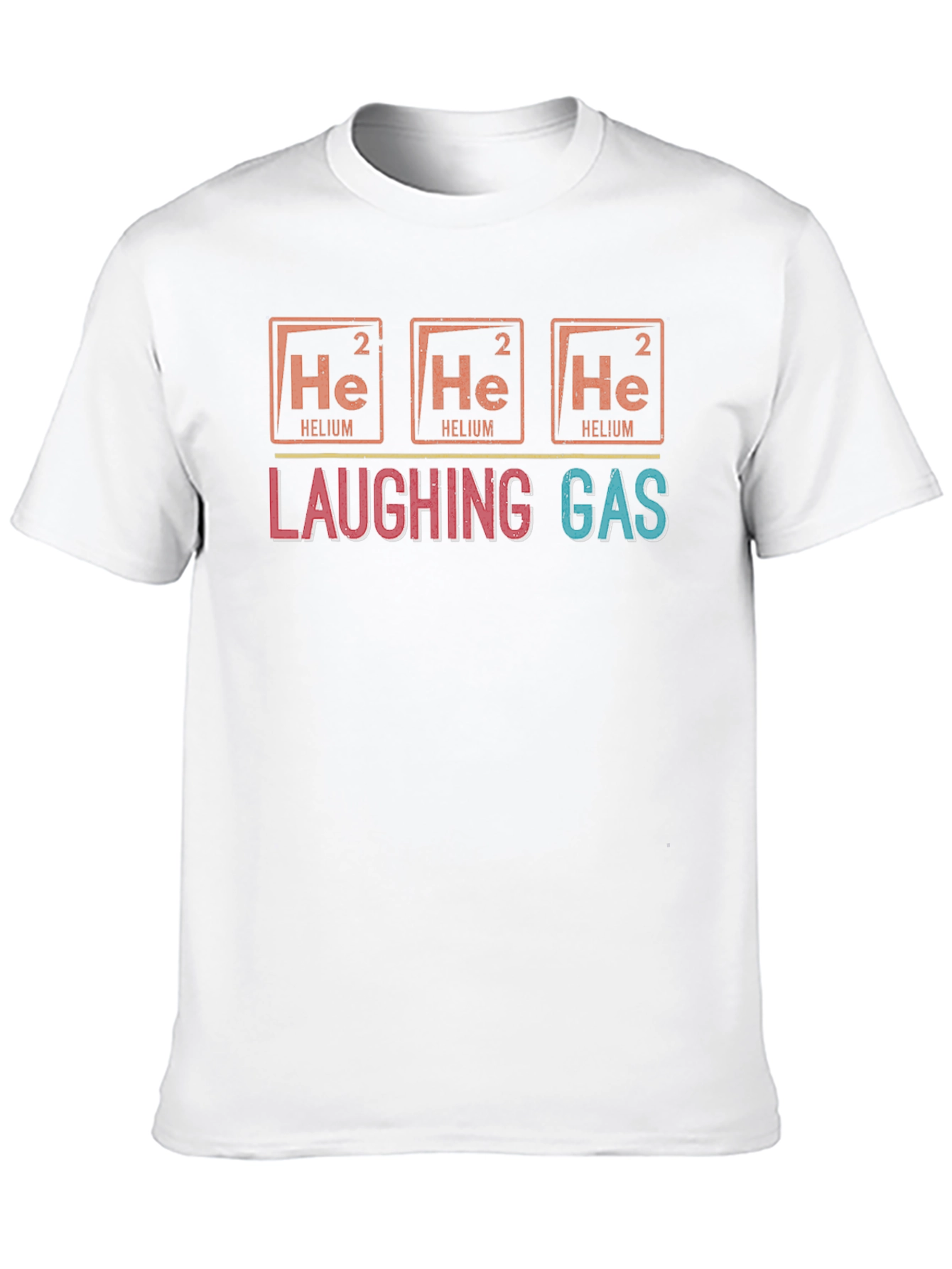 Laughing Gas Helium Periodic Table Graphic T-Shirt