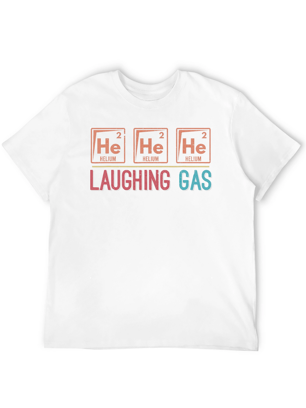 Laughing Gas Helium Periodic Table Graphic T-Shirt