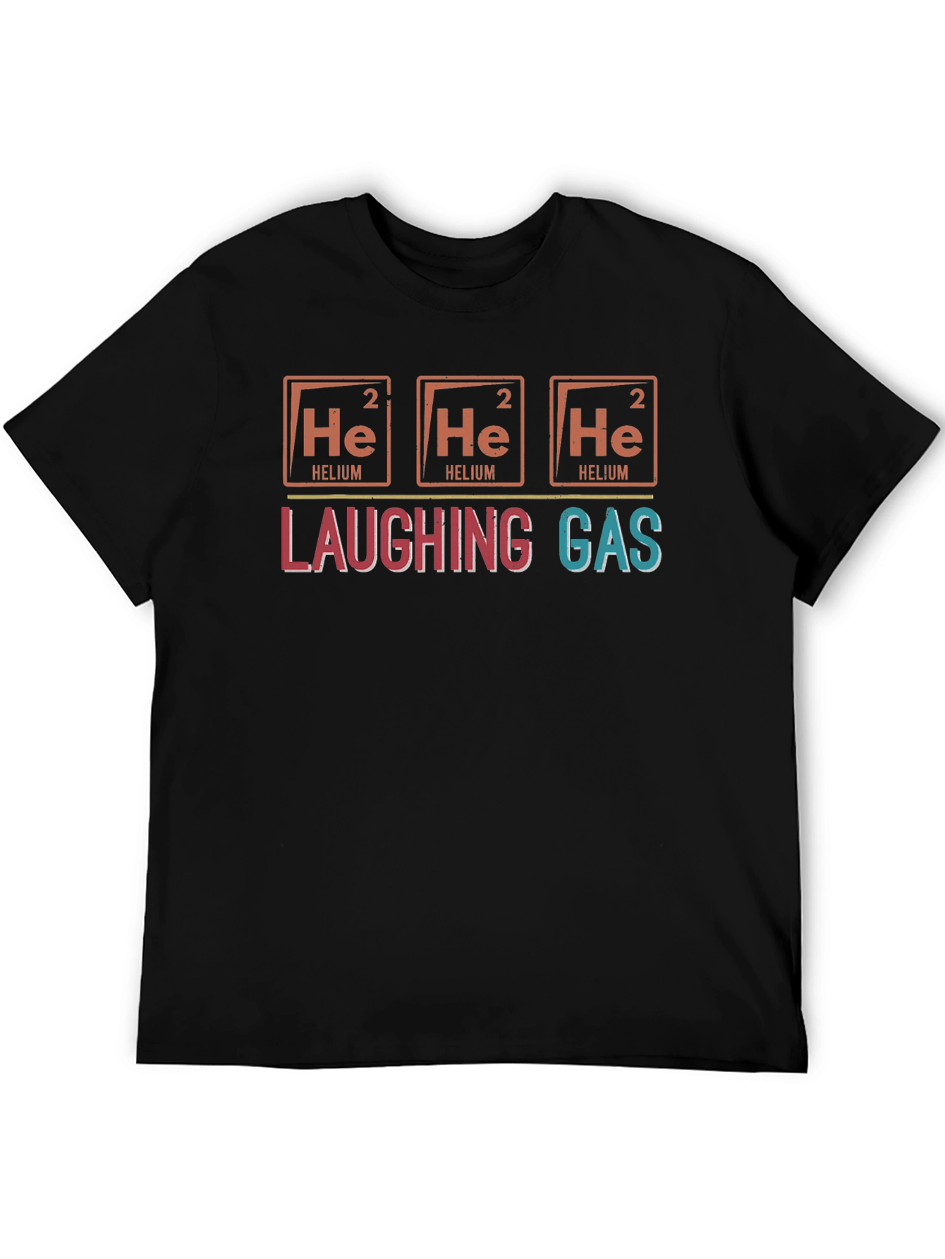 Laughing Gas Helium Periodic Table Graphic T-Shirt