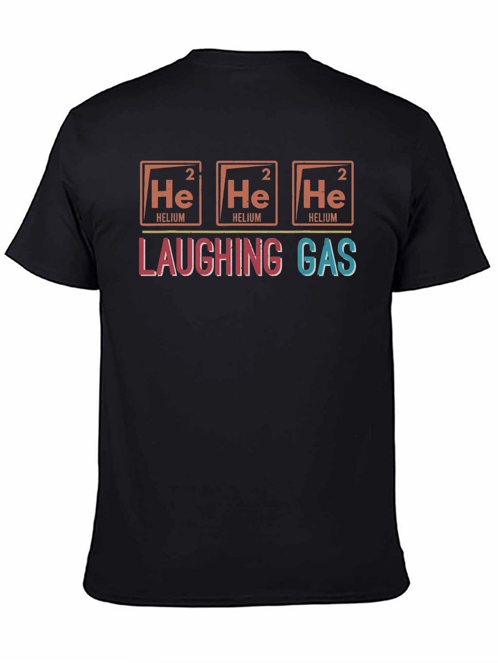 Laughing Gas Helium Periodic Table Graphic T-Shirt