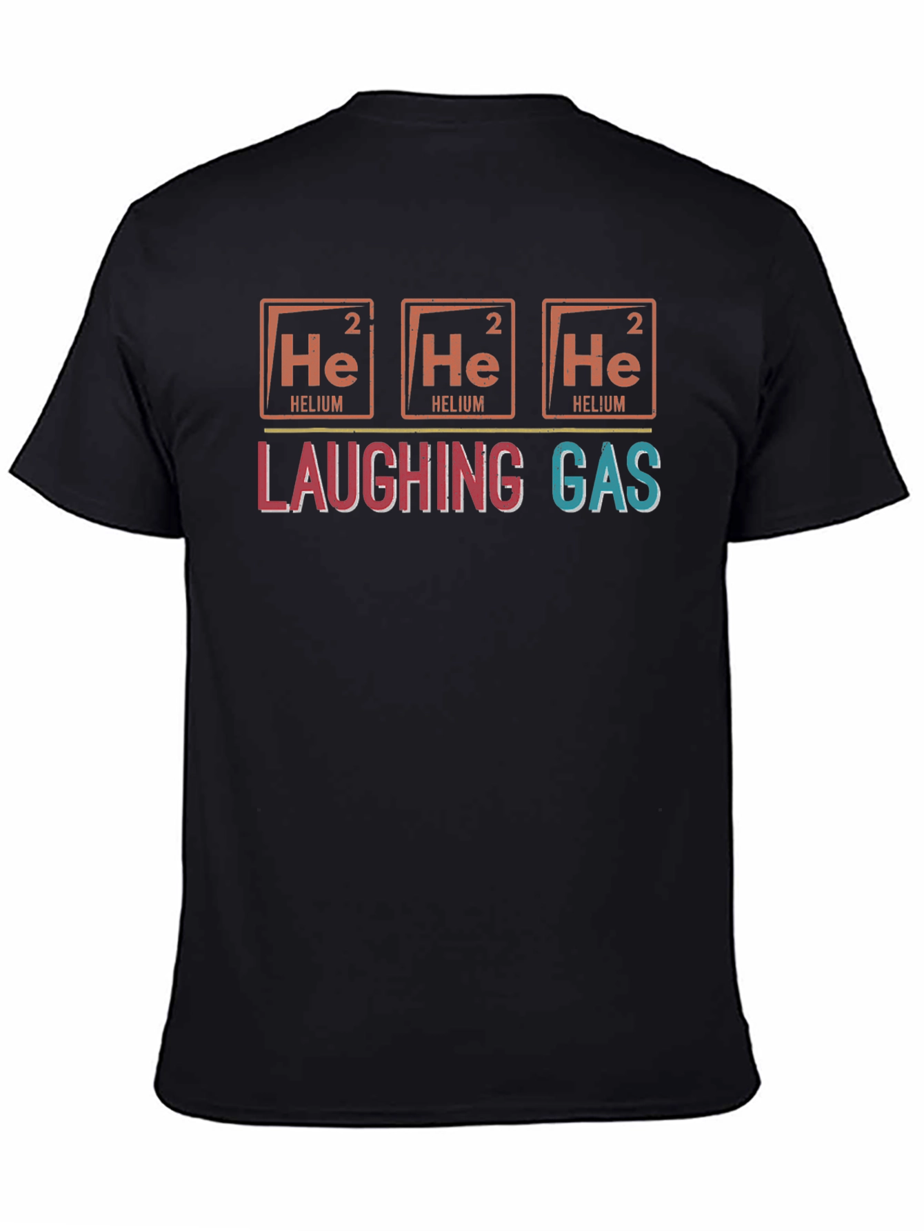 Laughing Gas Helium Periodic Table Graphic T-Shirt