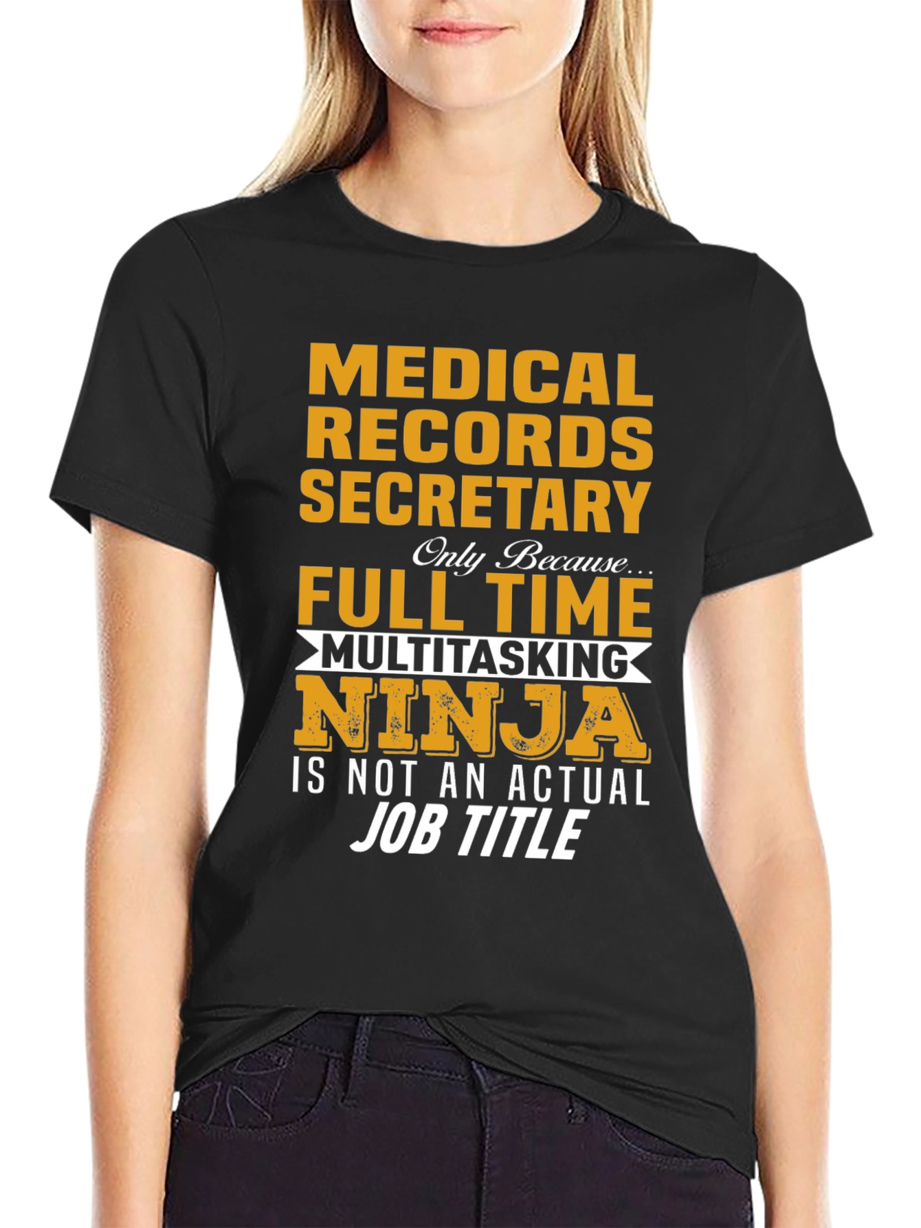 Medical Records Secretary Ninja T-Shirt