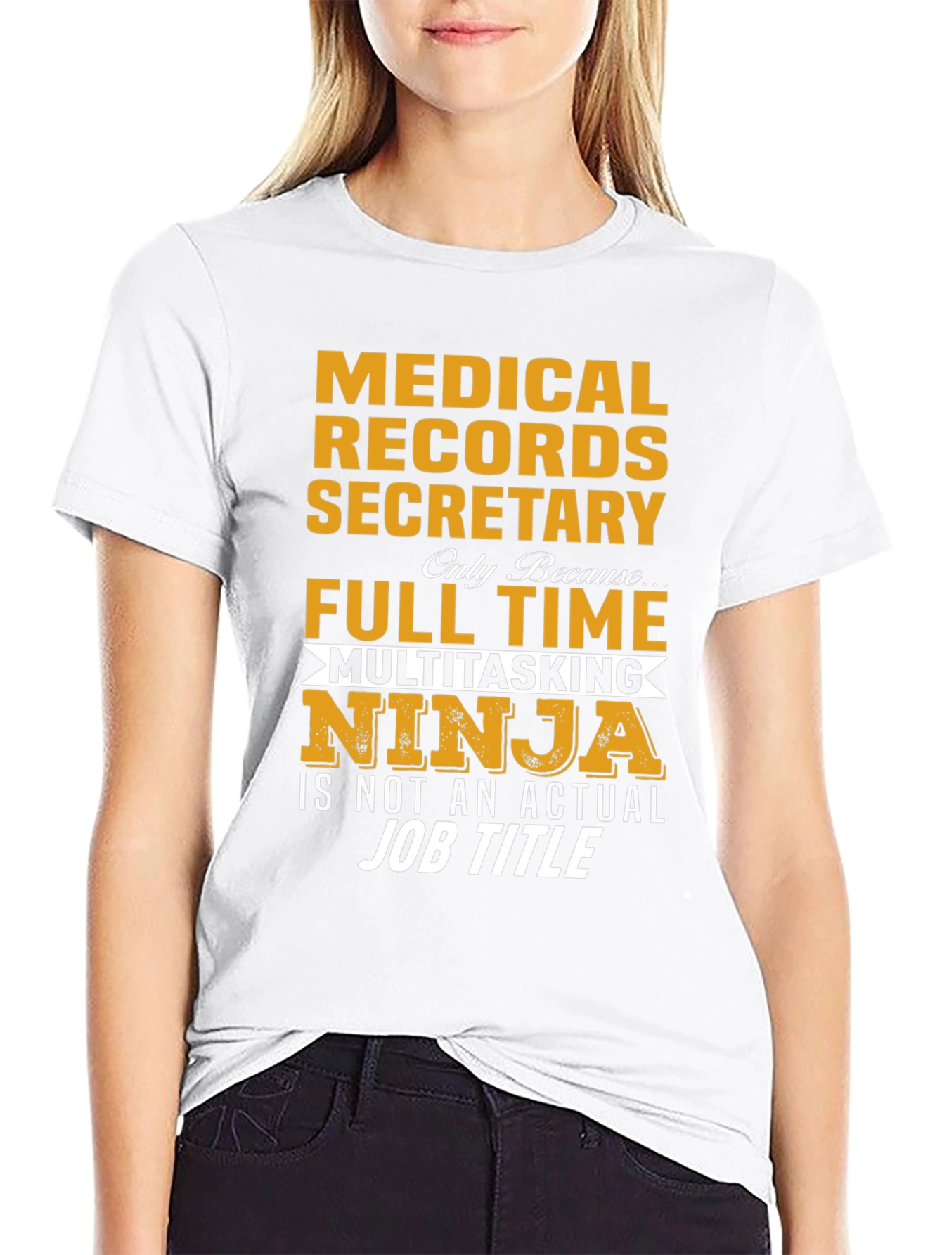 Medical Records Secretary Ninja T-Shirt