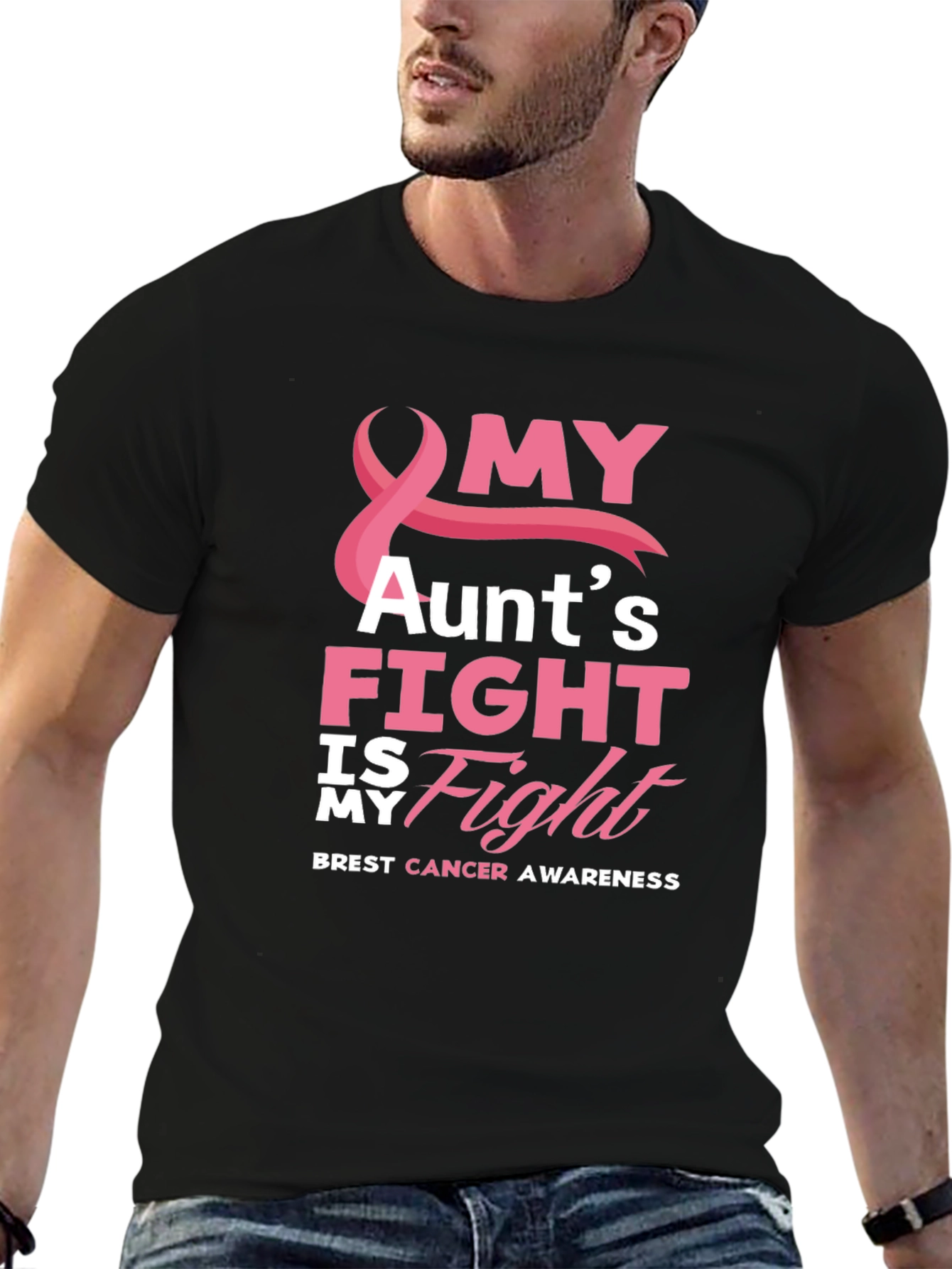 My Aunts Fight Breast Cancer Awareness T-Shirt