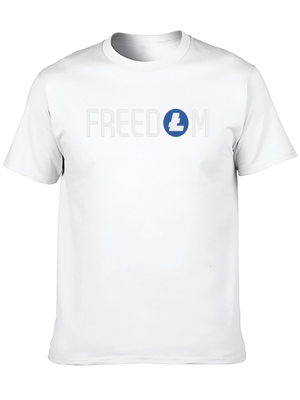 Freedom Litecoin Black T-Shirt Crypto Tee