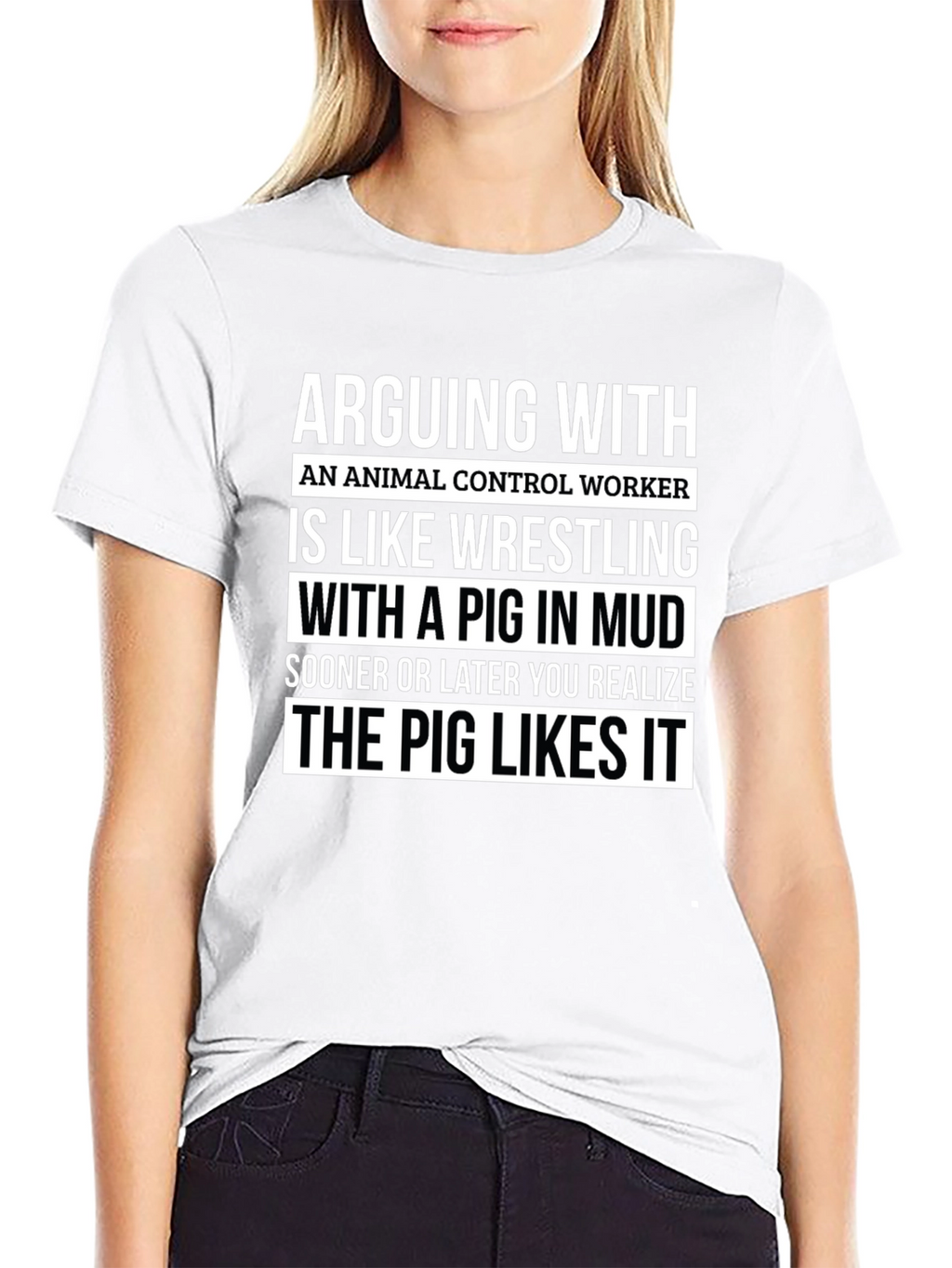 Animal Control Worker Pig T-Shirt