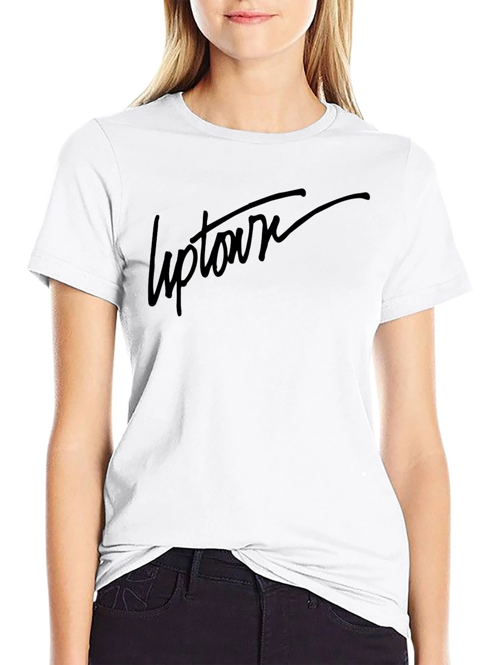 Uptown Graphic Print Black T-Shirt