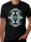 Mystic Skeleton Graphic Tee - Modern Comfort
