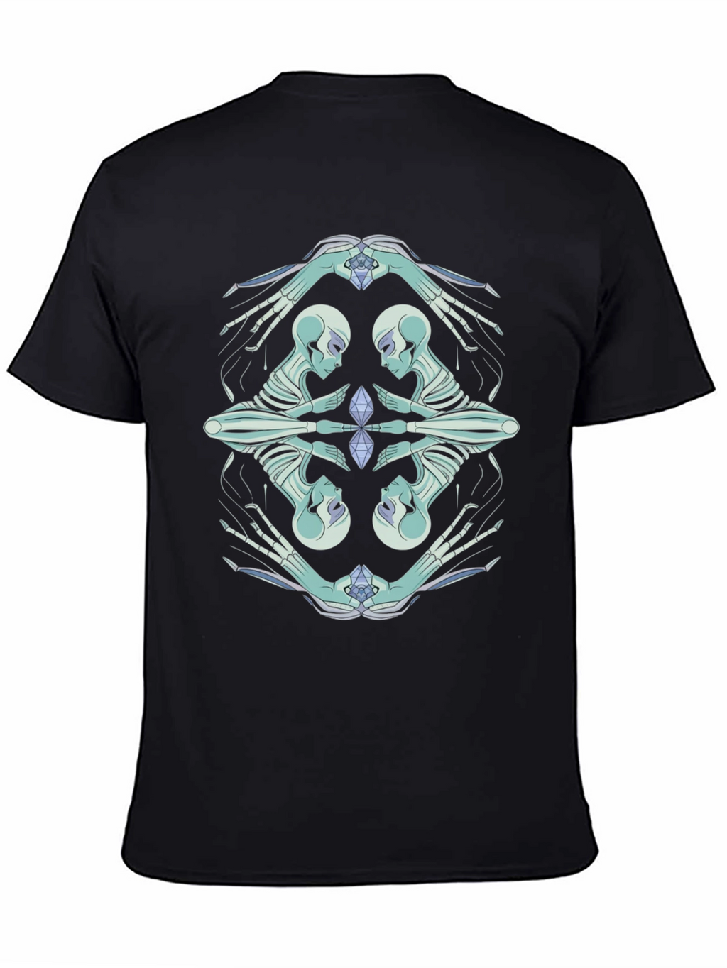 Mystic Skeleton Graphic Tee - Modern Comfort