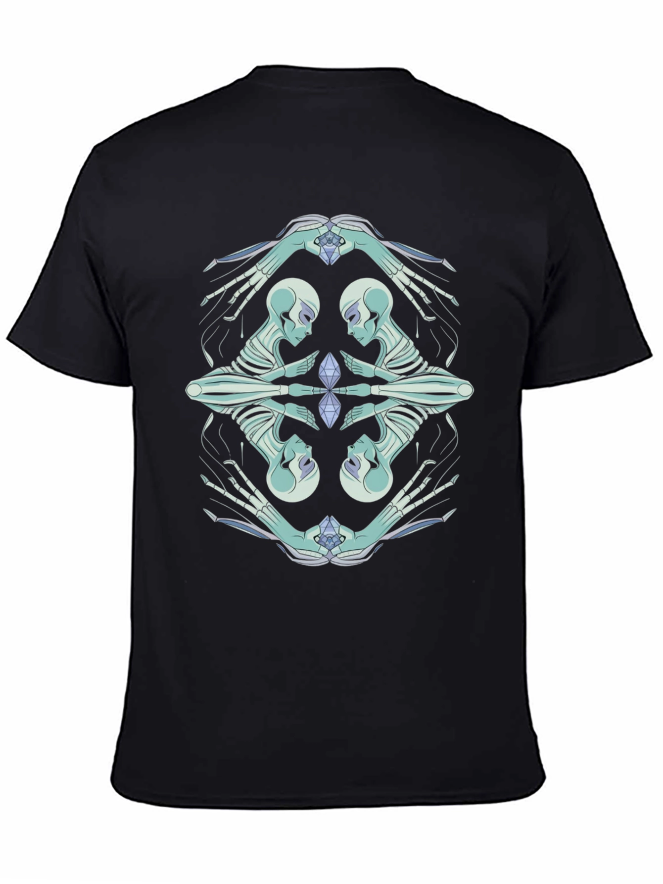 Mystic Skeleton Graphic Tee - Modern Comfort