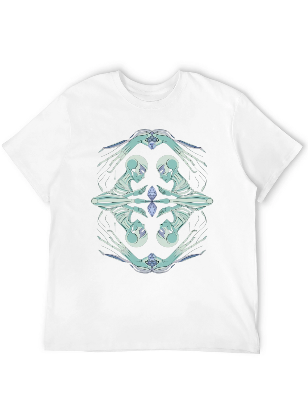 Mystic Skeleton Graphic Tee - Modern Comfort