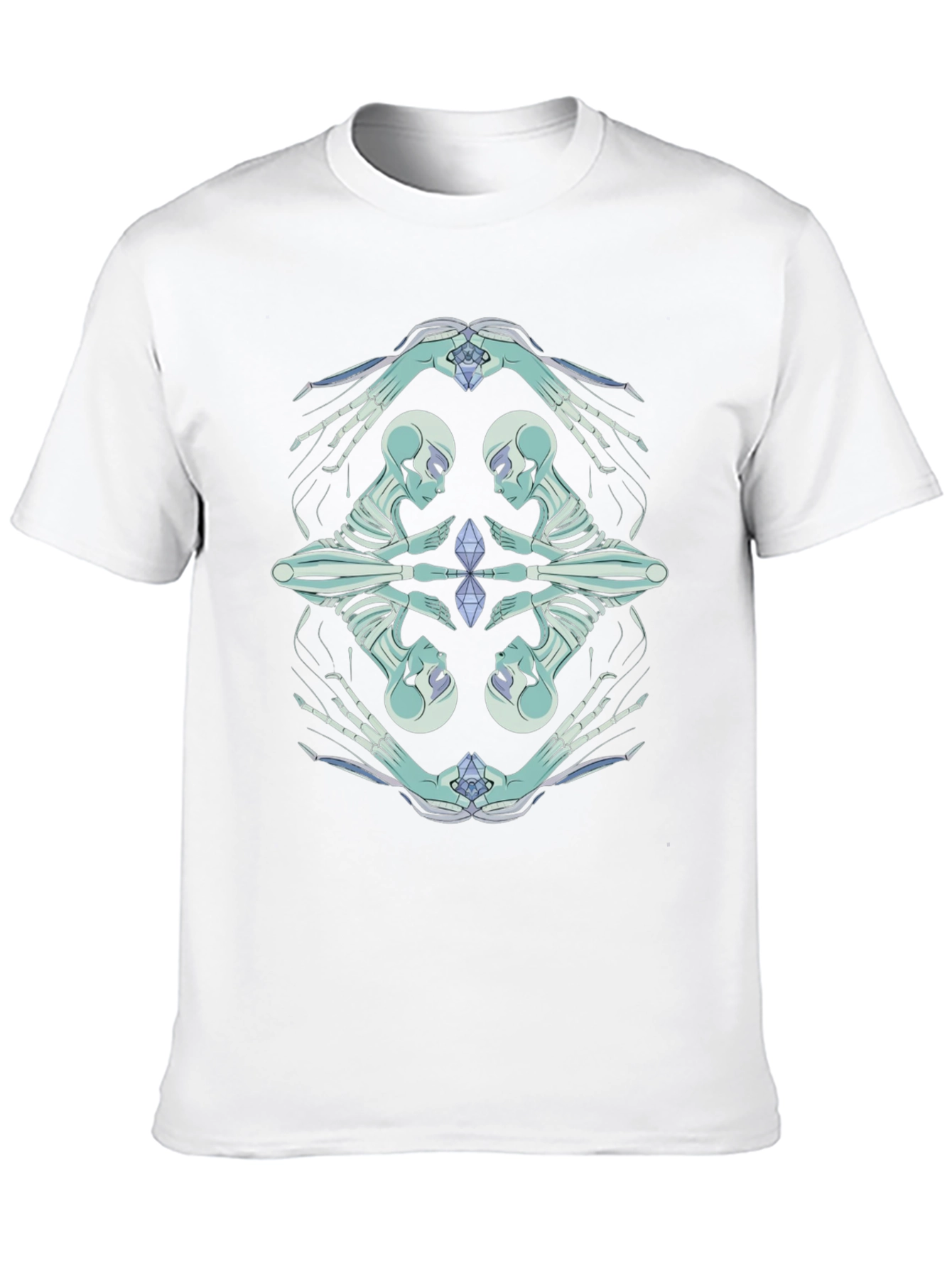 Mystic Skeleton Graphic Tee - Modern Comfort