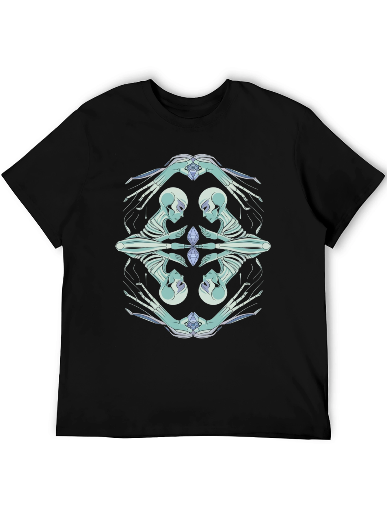 Mystic Skeleton Graphic Tee - Modern Comfort