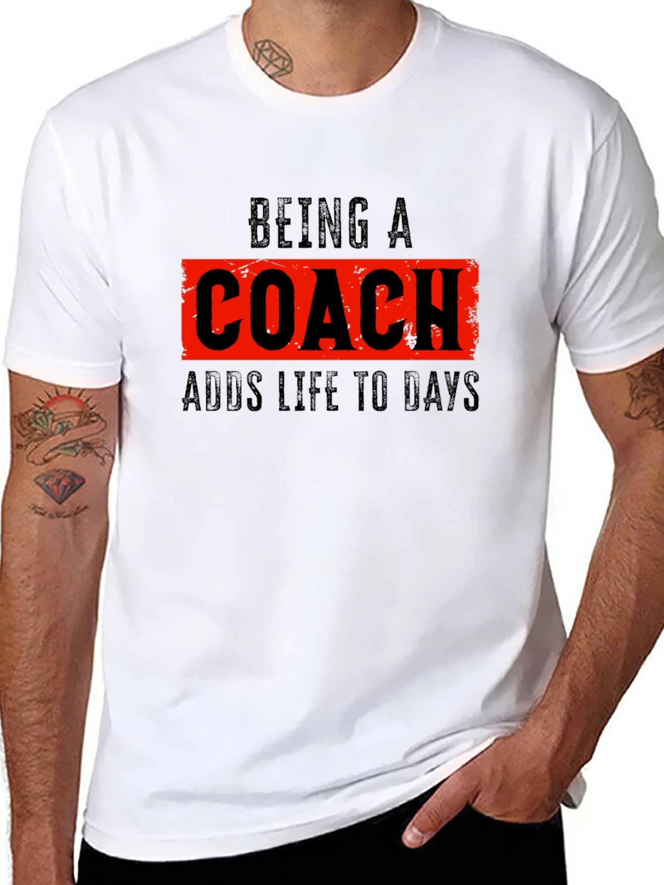 Being A Coach Adds Life to Days T-Shirt