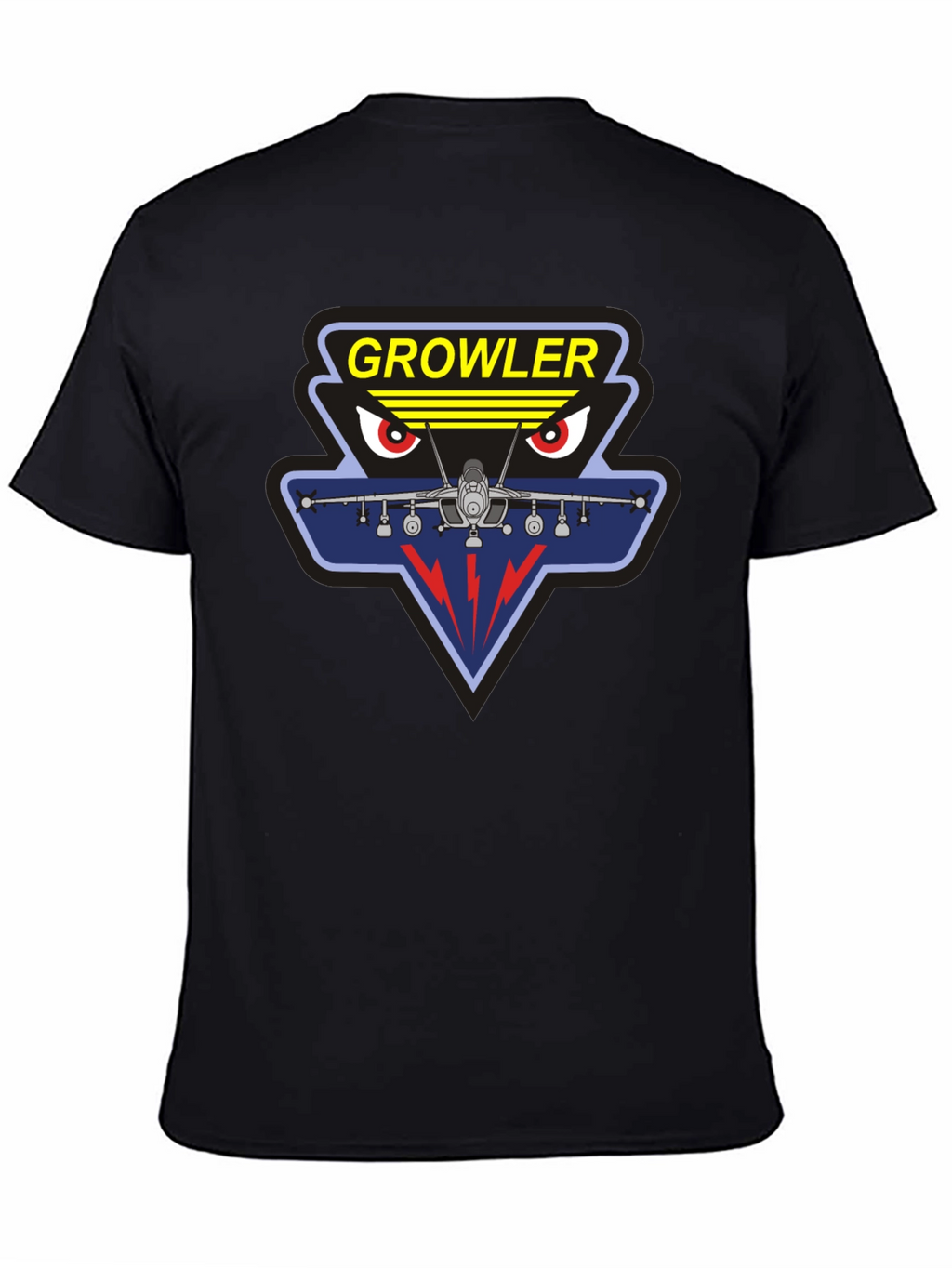 Growler Jet Graphic Black T-Shirt