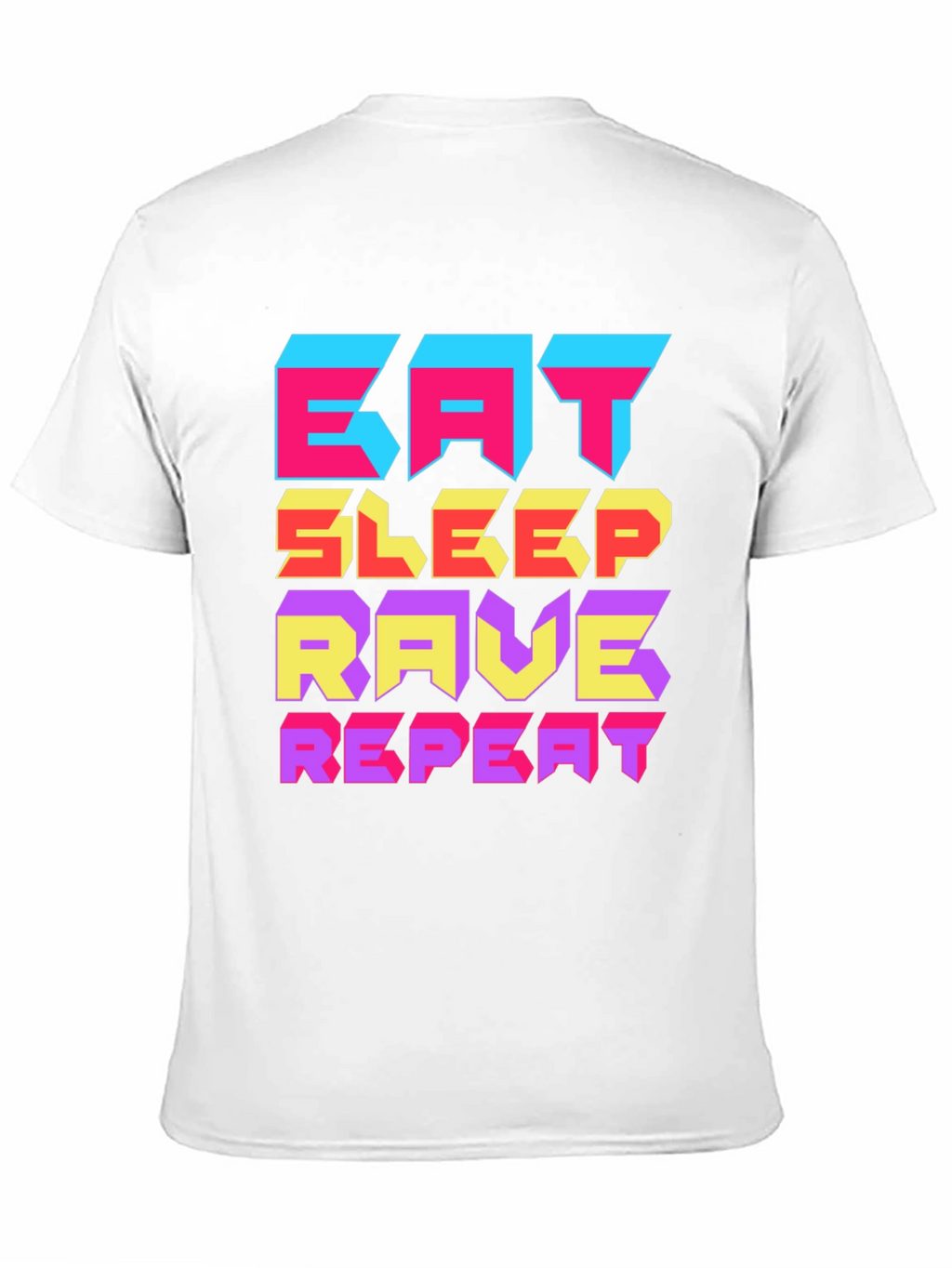 Eat Sleep Rave Repeat Graphic Tee