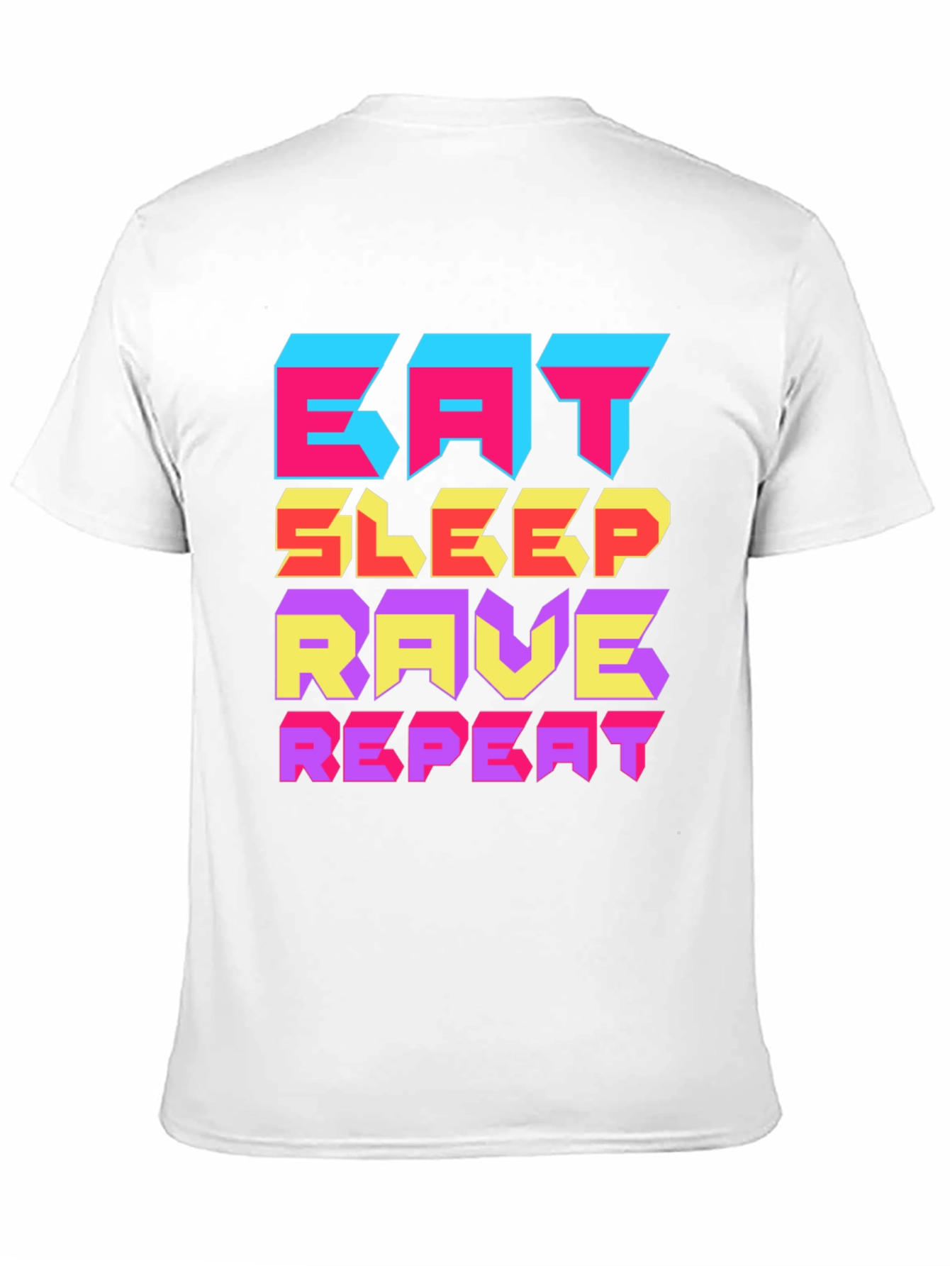 Eat Sleep Rave Repeat Graphic Tee