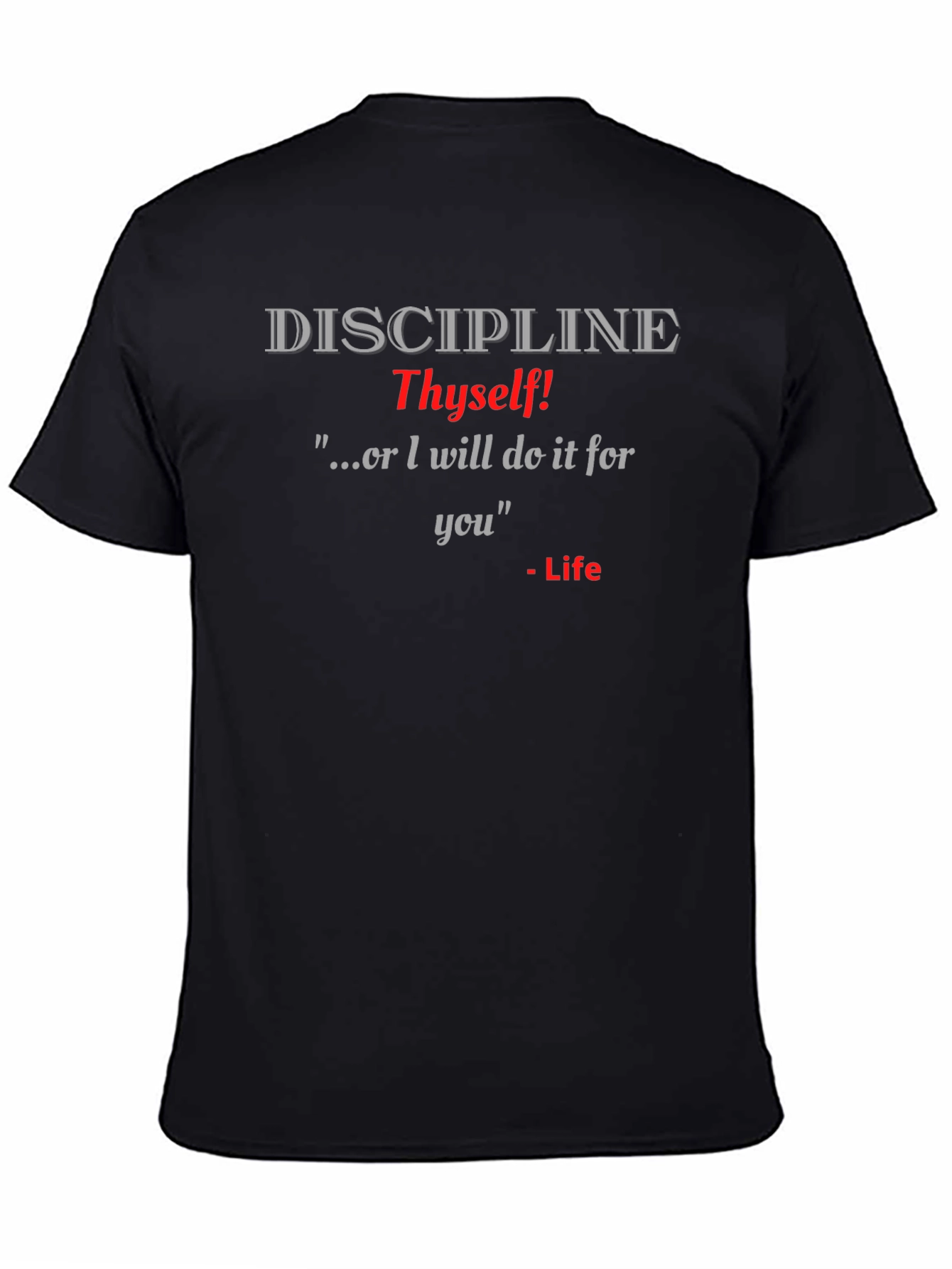 Discipline Thyself Graphic T-Shirt