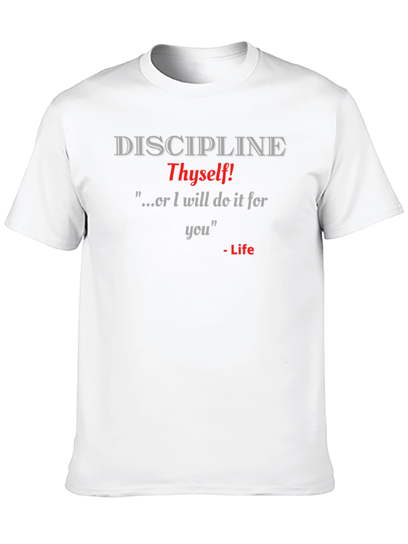 Discipline Thyself Graphic T-Shirt
