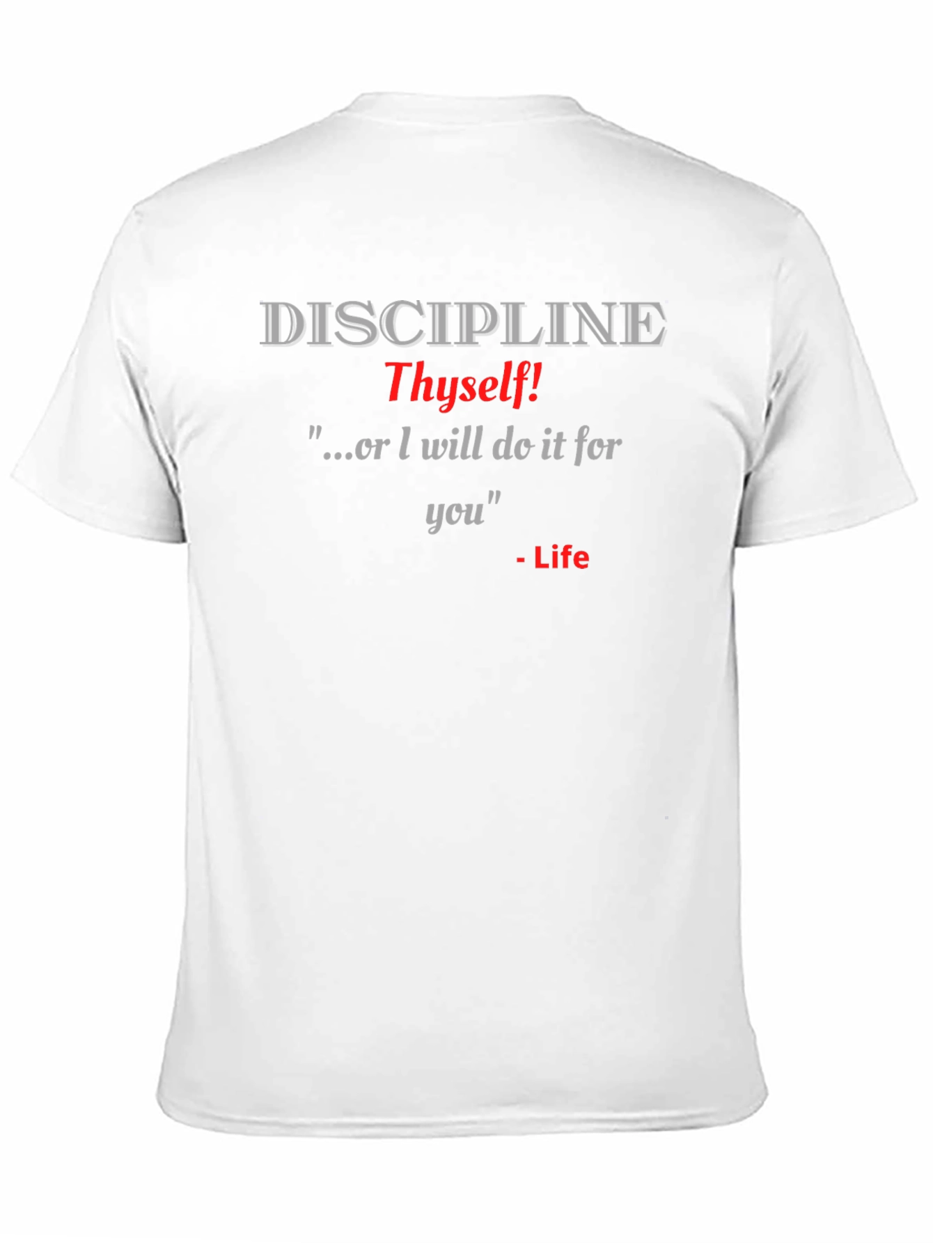 Discipline Thyself Graphic T-Shirt
