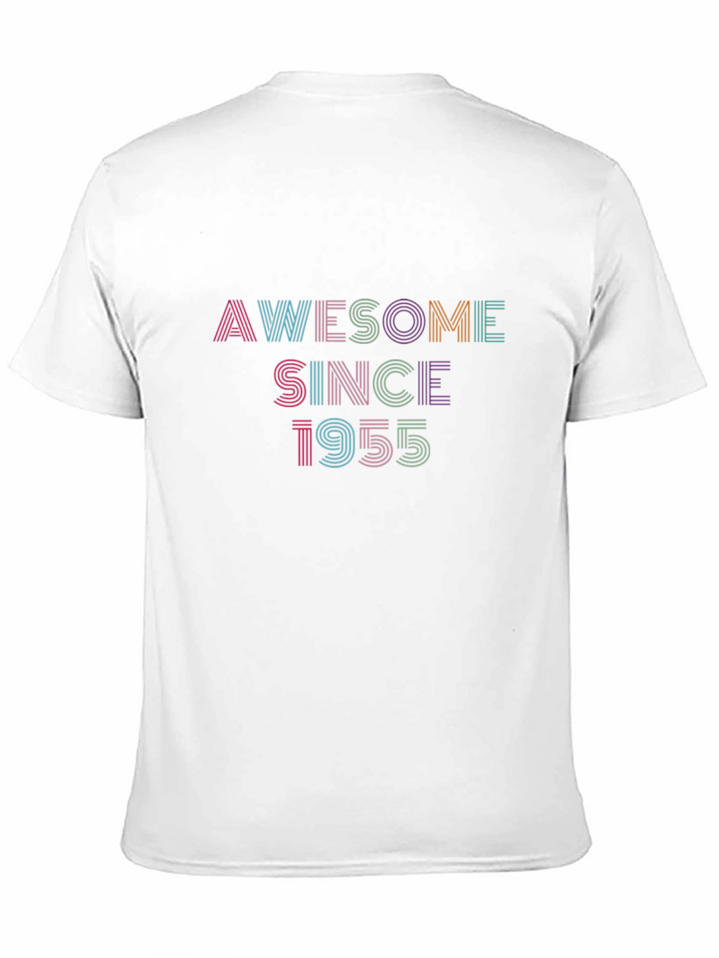 Awesome Since 1955 Graphic Tee - Retro Birthday Gift