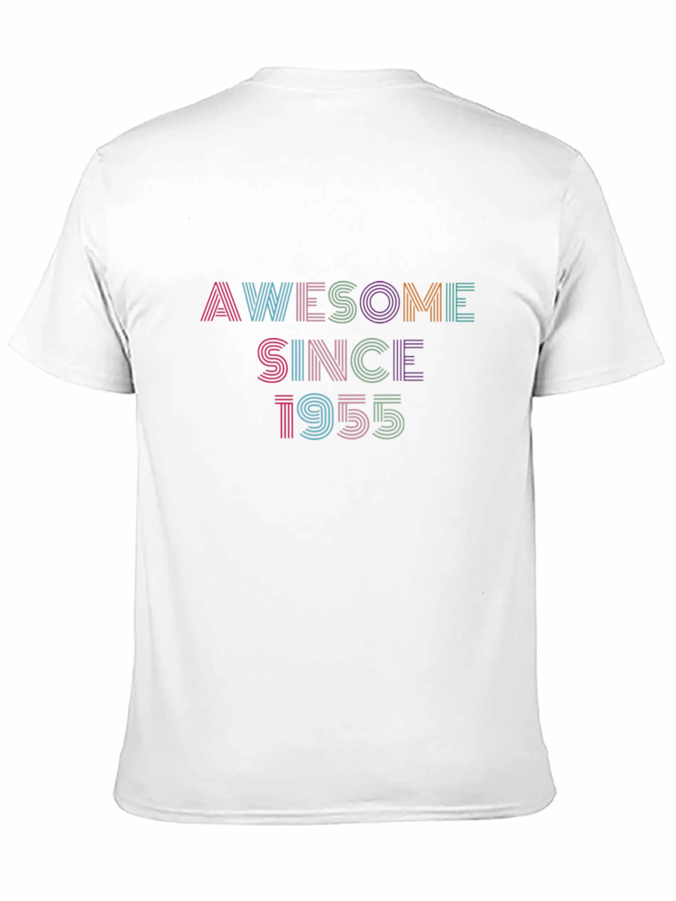 Awesome Since 1955 Graphic Tee - Retro Birthday Gift