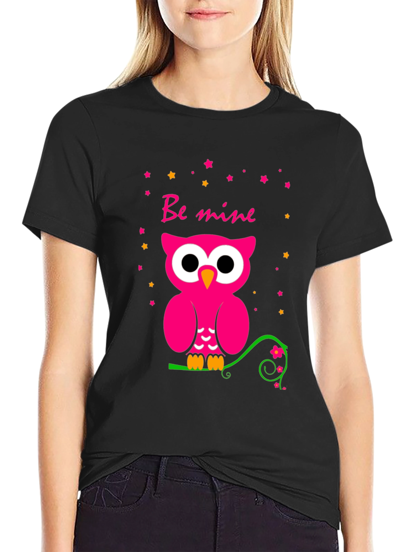 Cute Valentines Day Owl T-Shirt