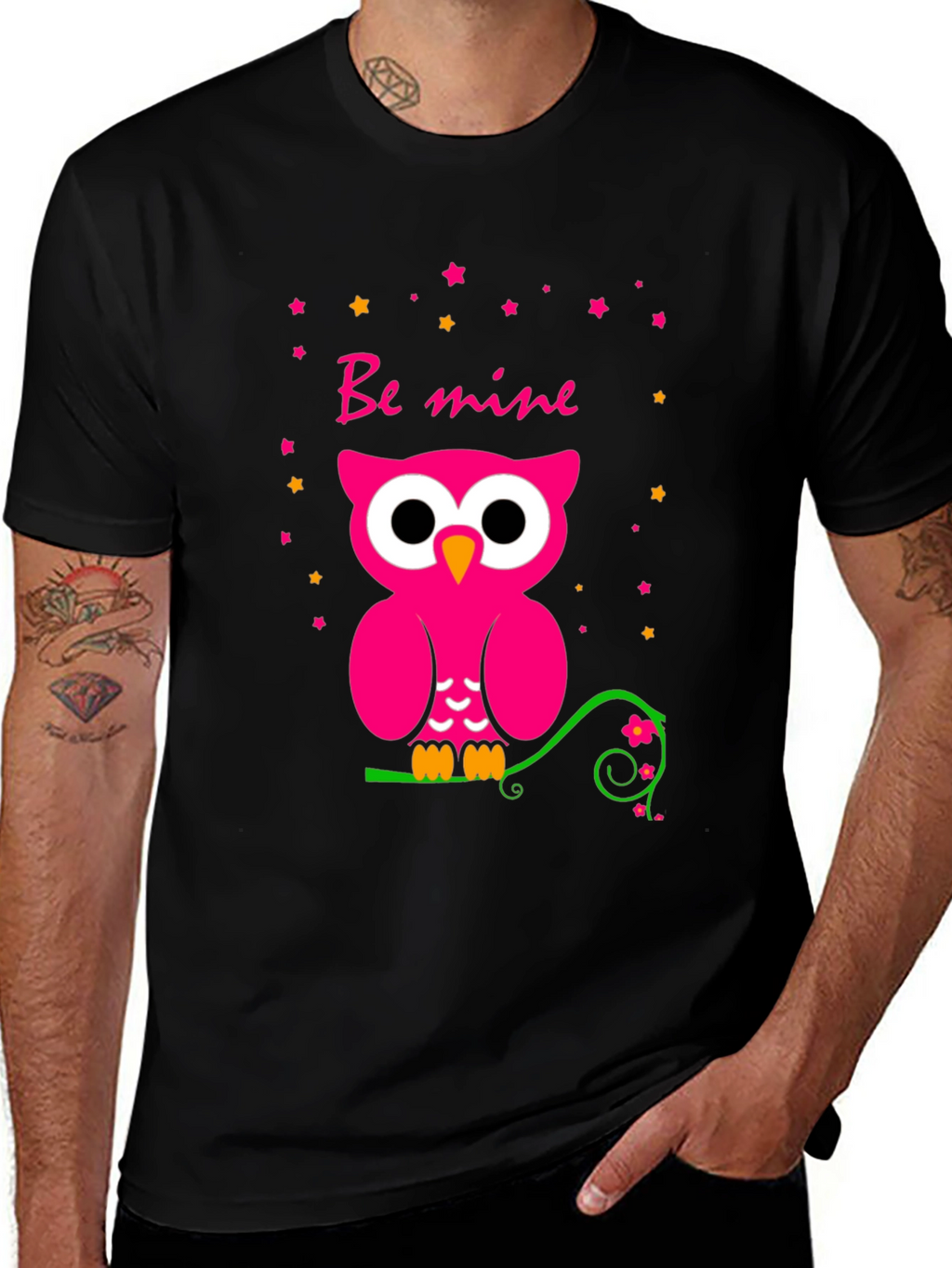 Cute Valentines Day Owl T-Shirt
