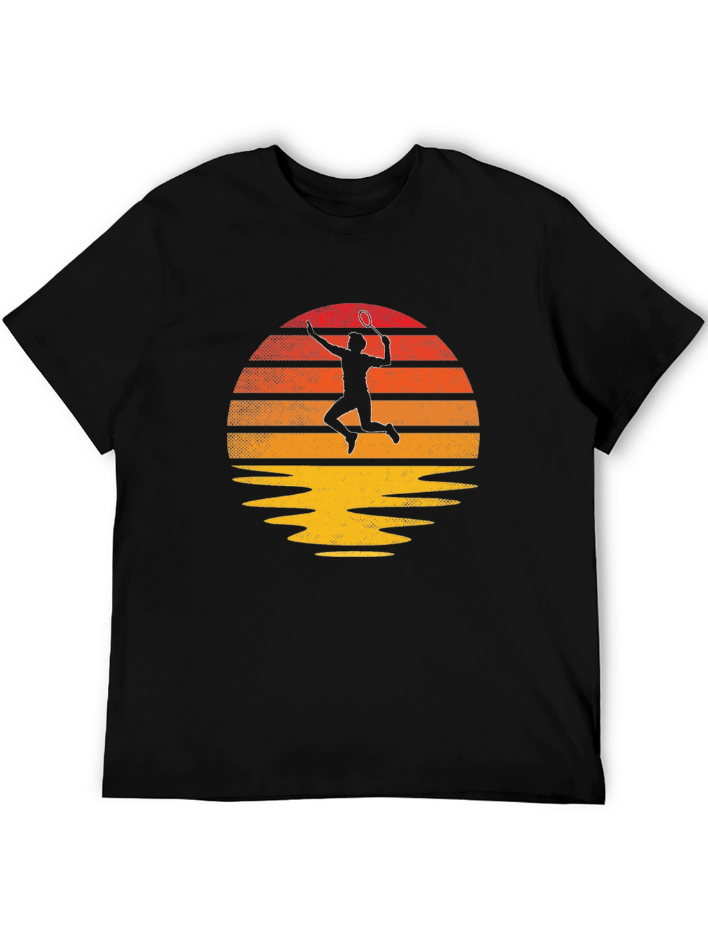 Retro Tennis Sunset Graphic Tee