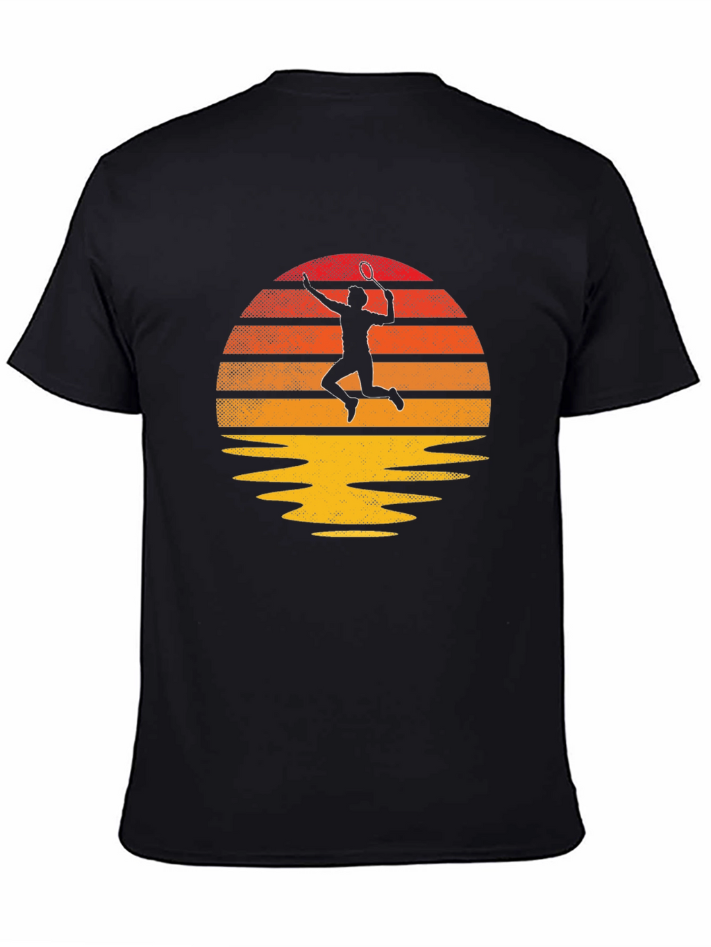 Retro Tennis Sunset Graphic Tee
