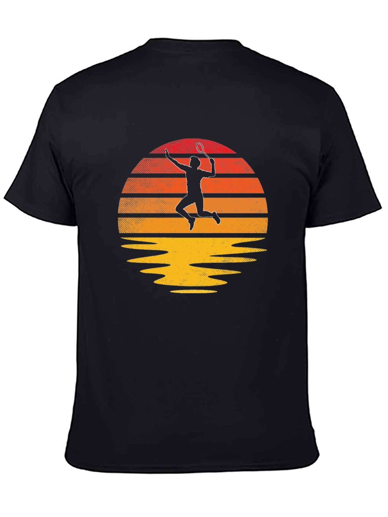 Retro Tennis Sunset Graphic Tee