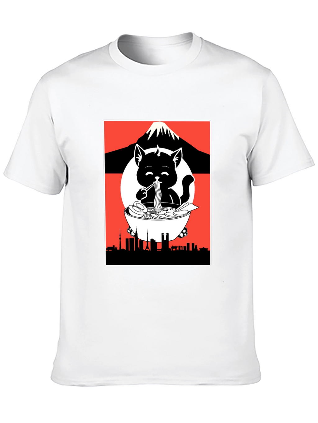 Ramen Cat Graphic Tee