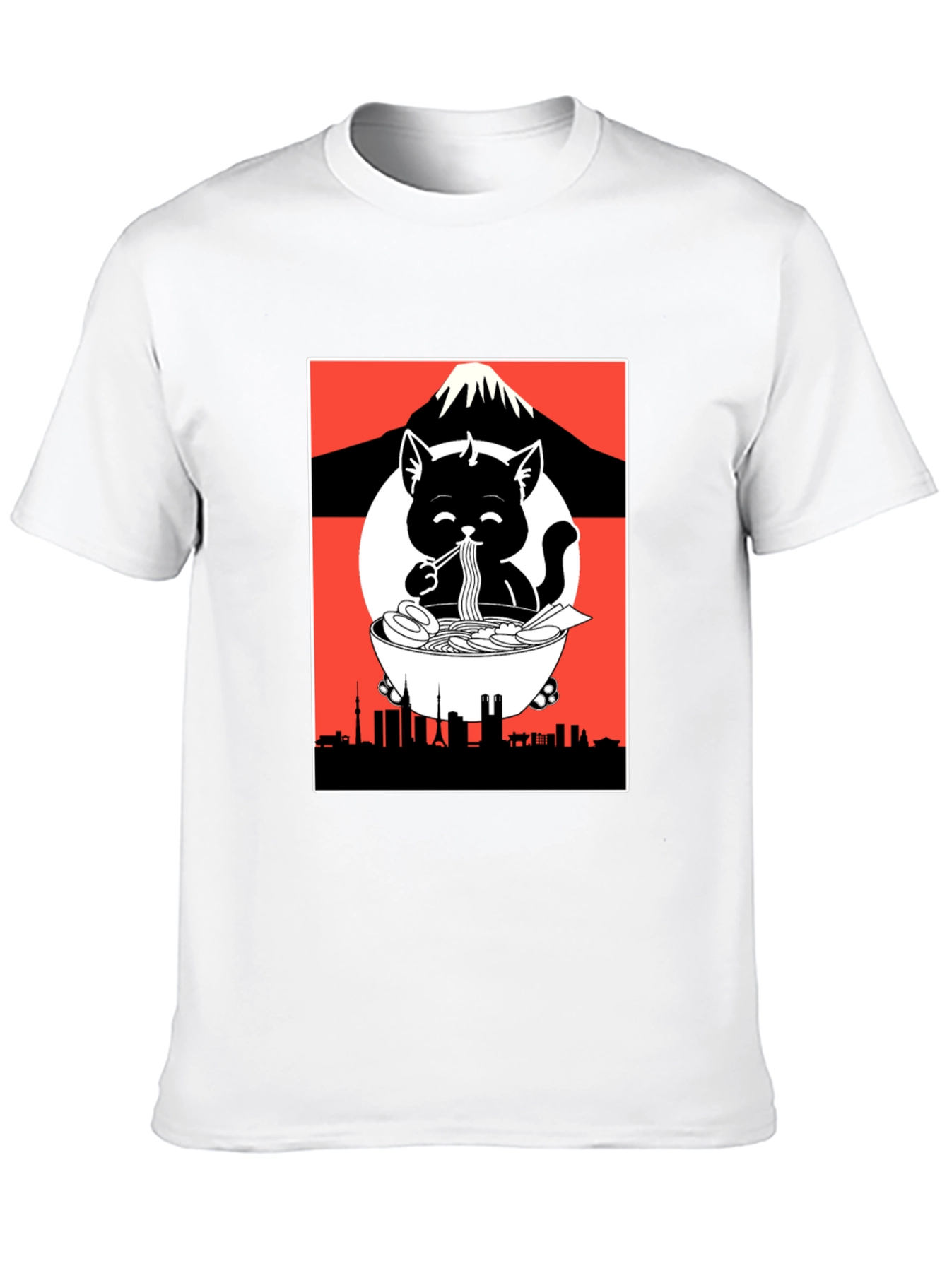 Ramen Cat Graphic Tee