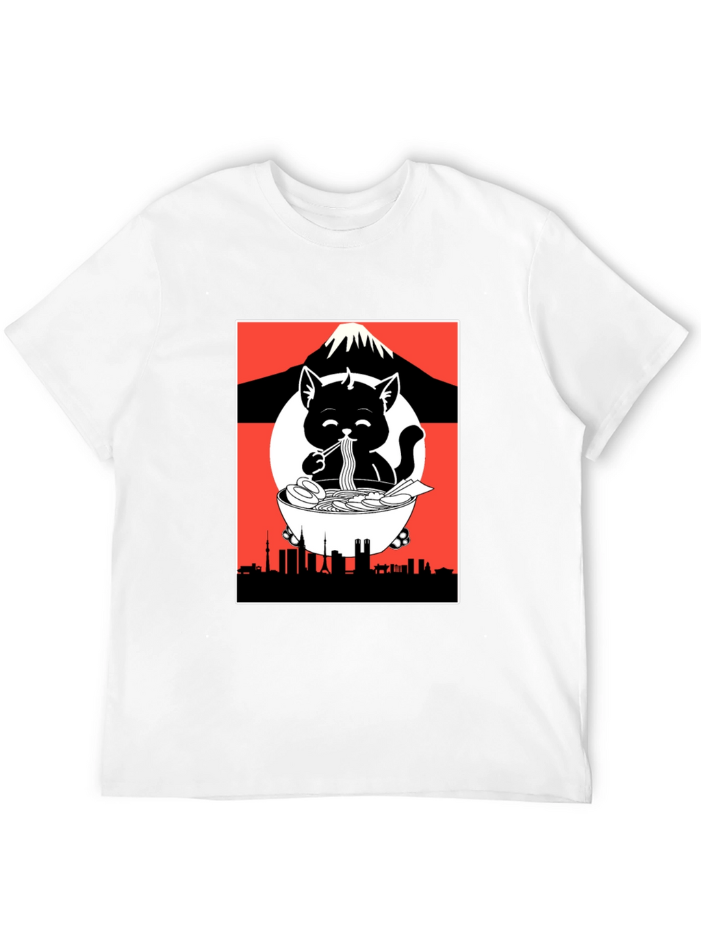 Ramen Cat Graphic Tee
