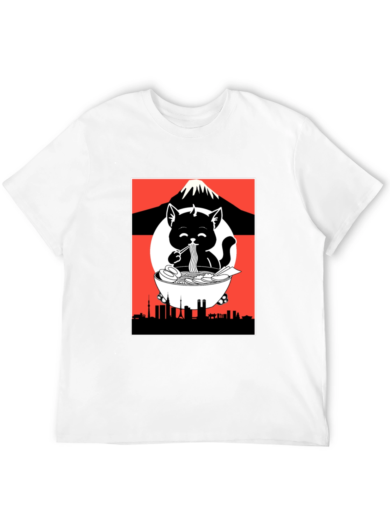 Ramen Cat Graphic Tee