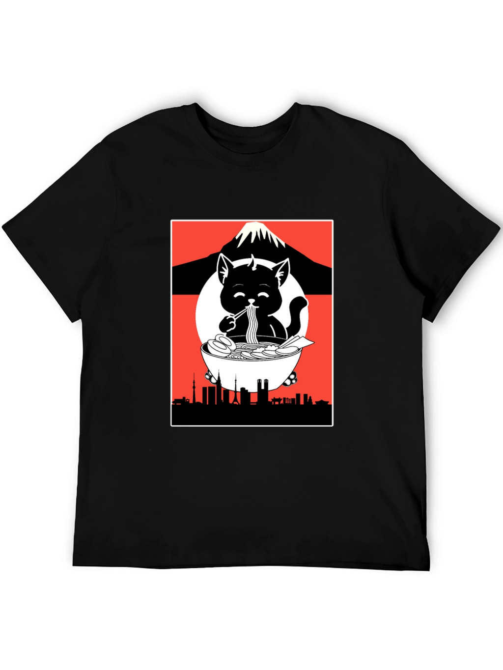 Ramen Cat Graphic Tee