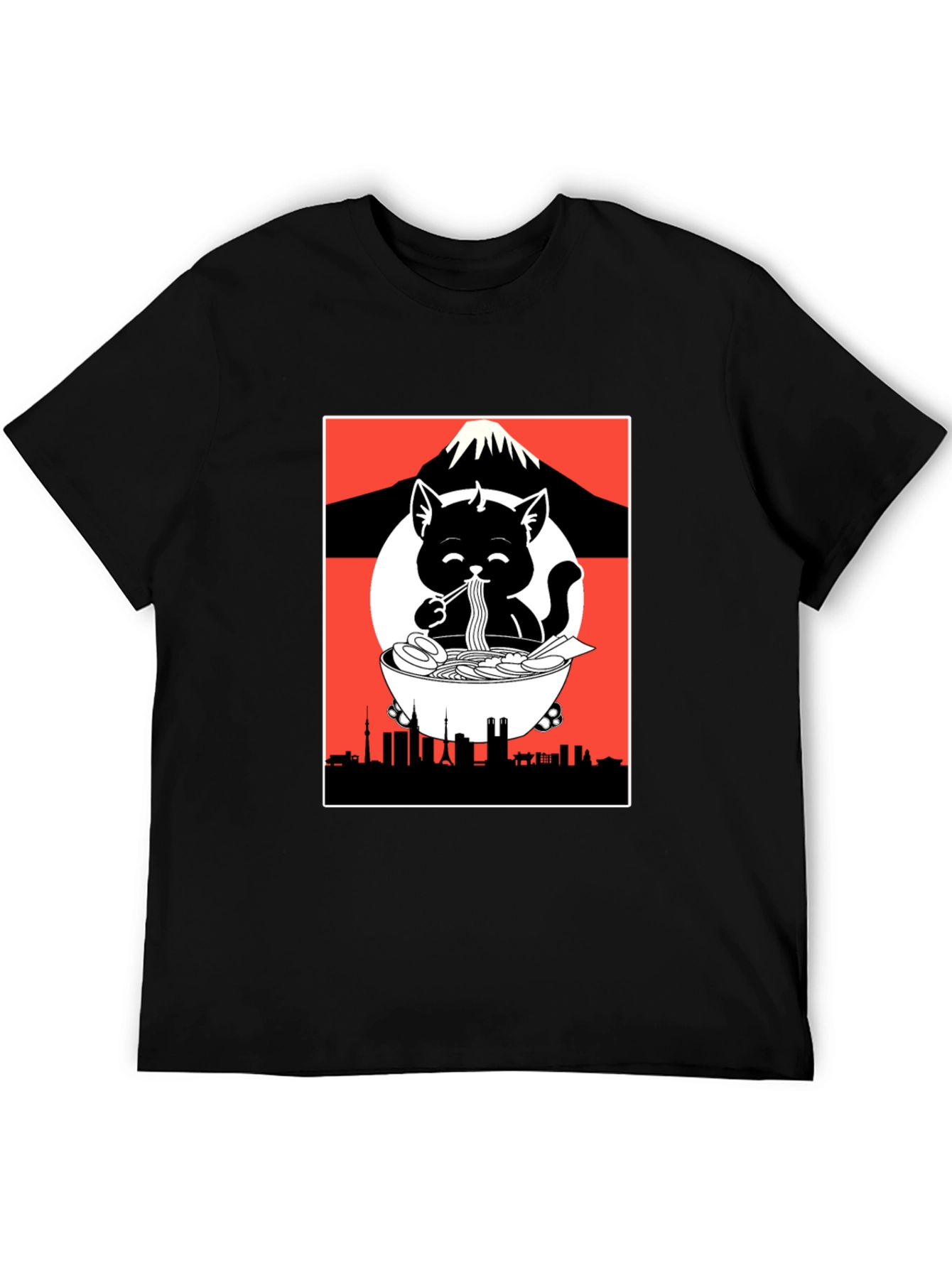 Ramen Cat Graphic Tee