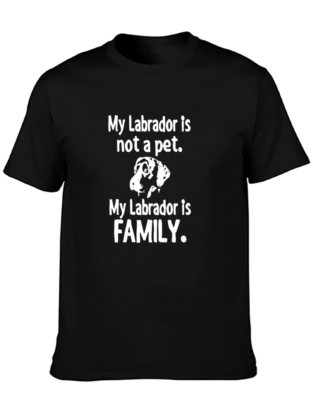Labrador Family T-Shirt - Dog Lover Tee