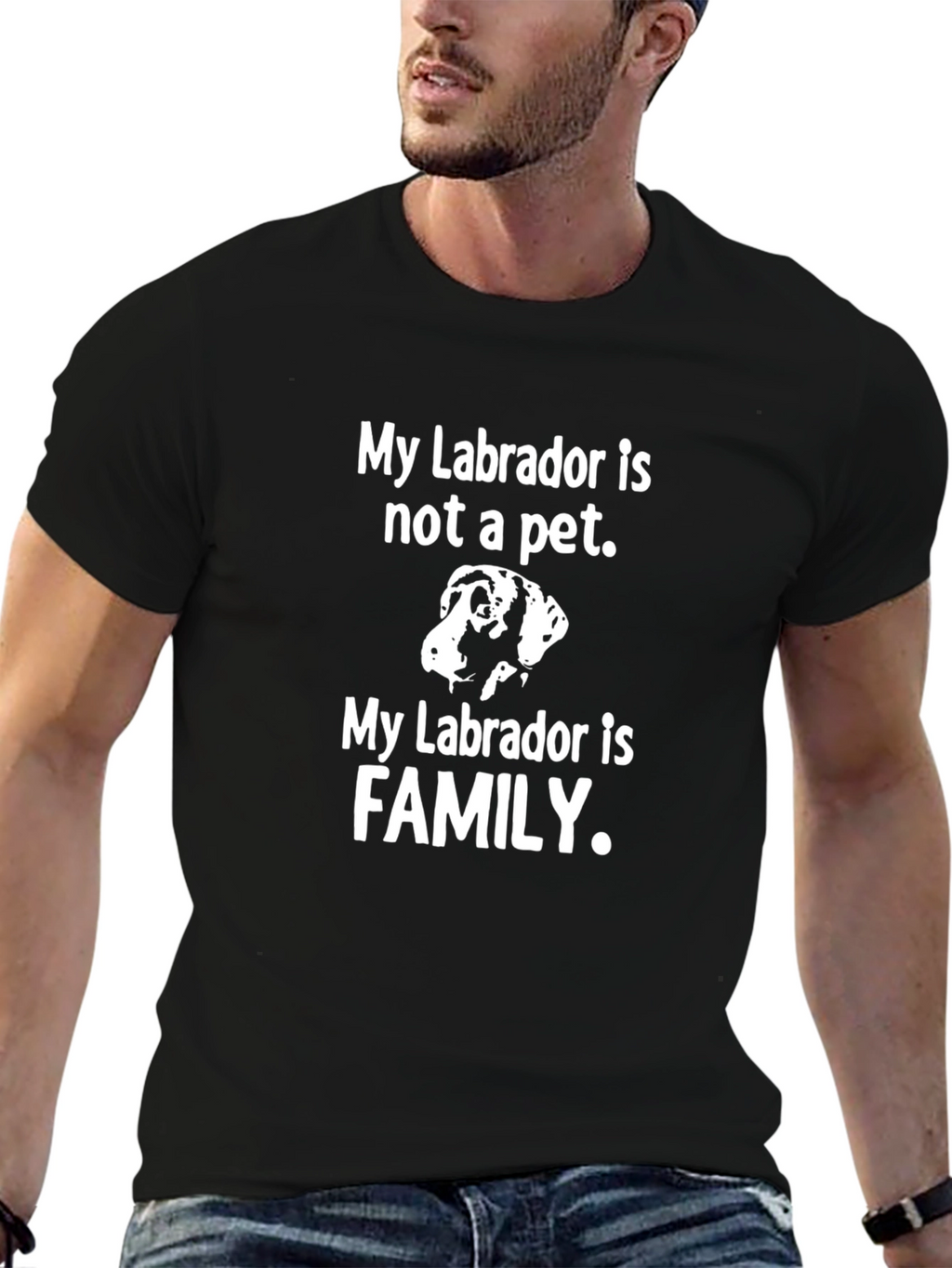 Labrador Family T-Shirt - Dog Lover Tee