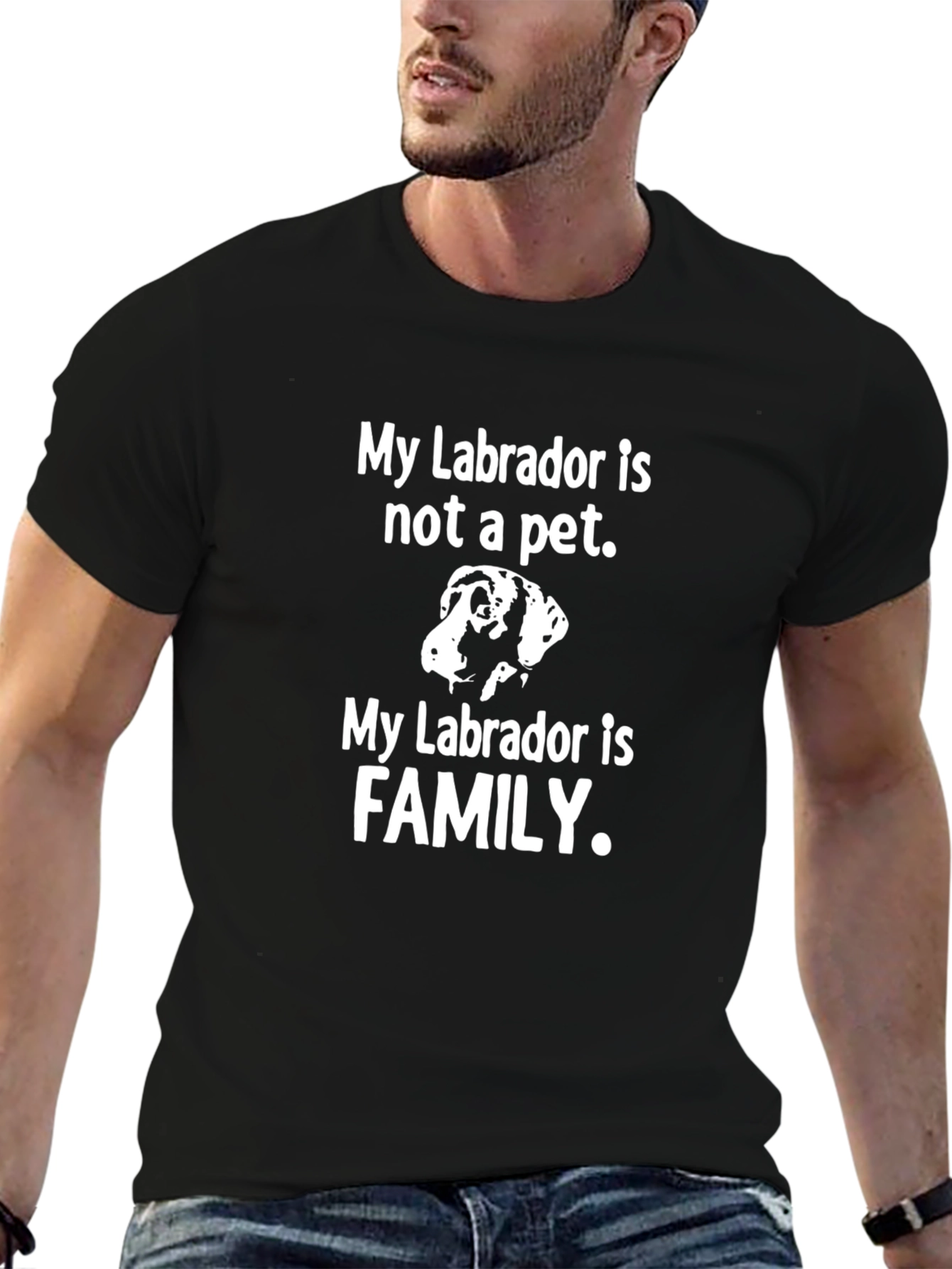 Labrador Family T-Shirt - Dog Lover Tee