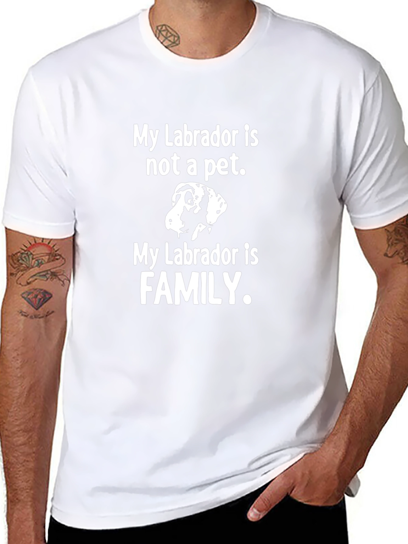 Labrador Family T-Shirt - Dog Lover Tee