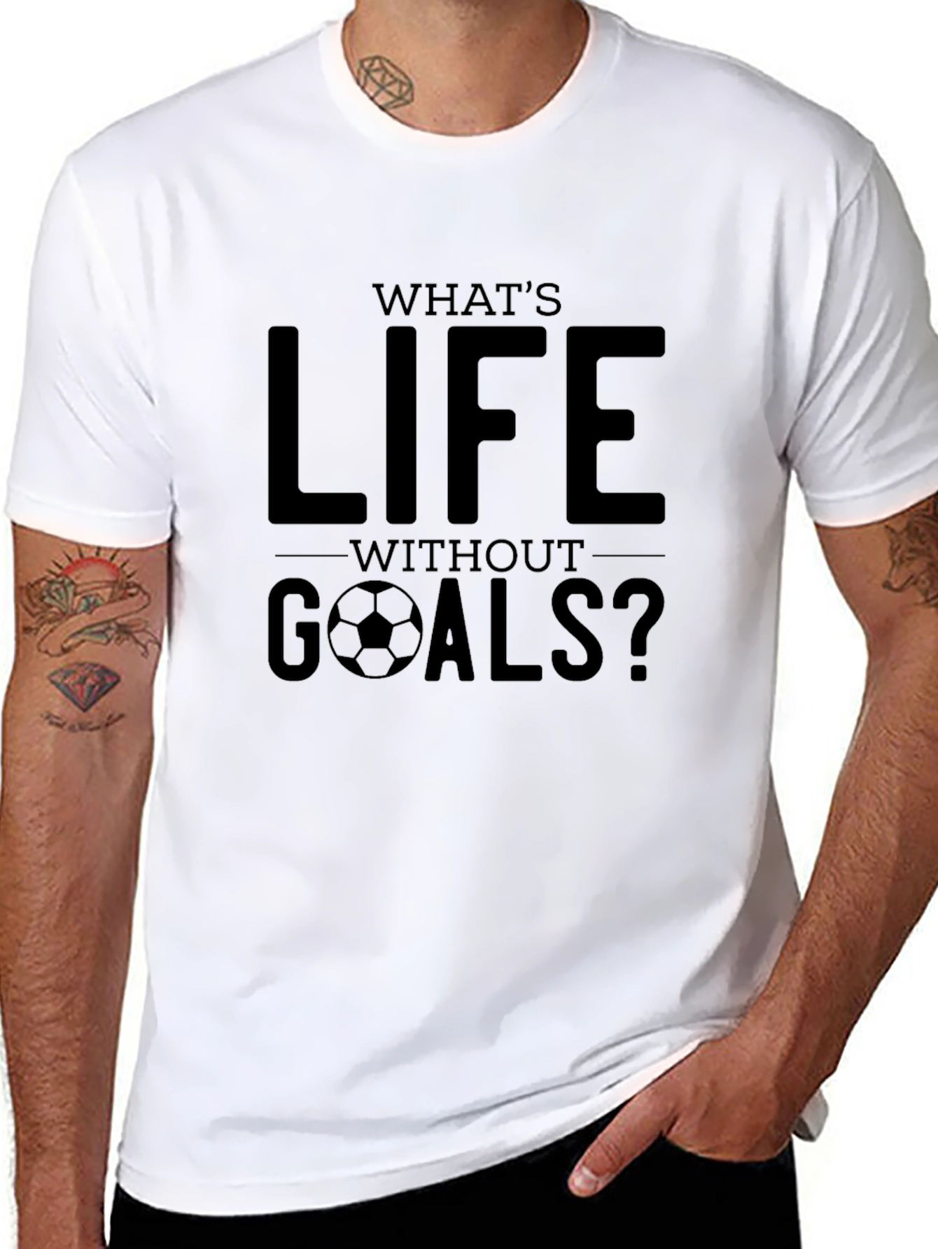 Whats Life Without Goals? Graphic Tee