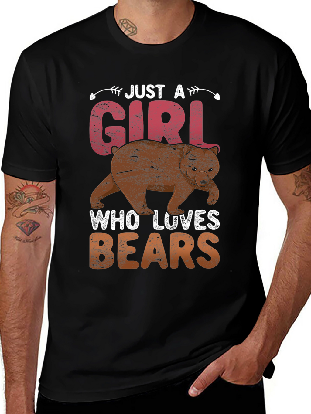Just A Girl Who Loves Bears T-Shirt