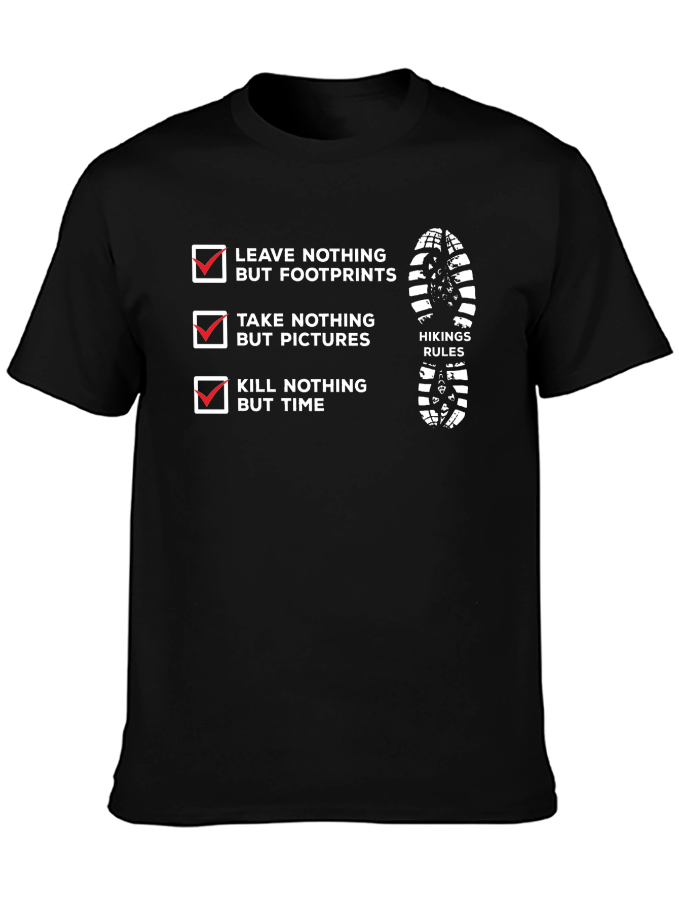 Hiking Rules Graphic Tee - Leave No Trace